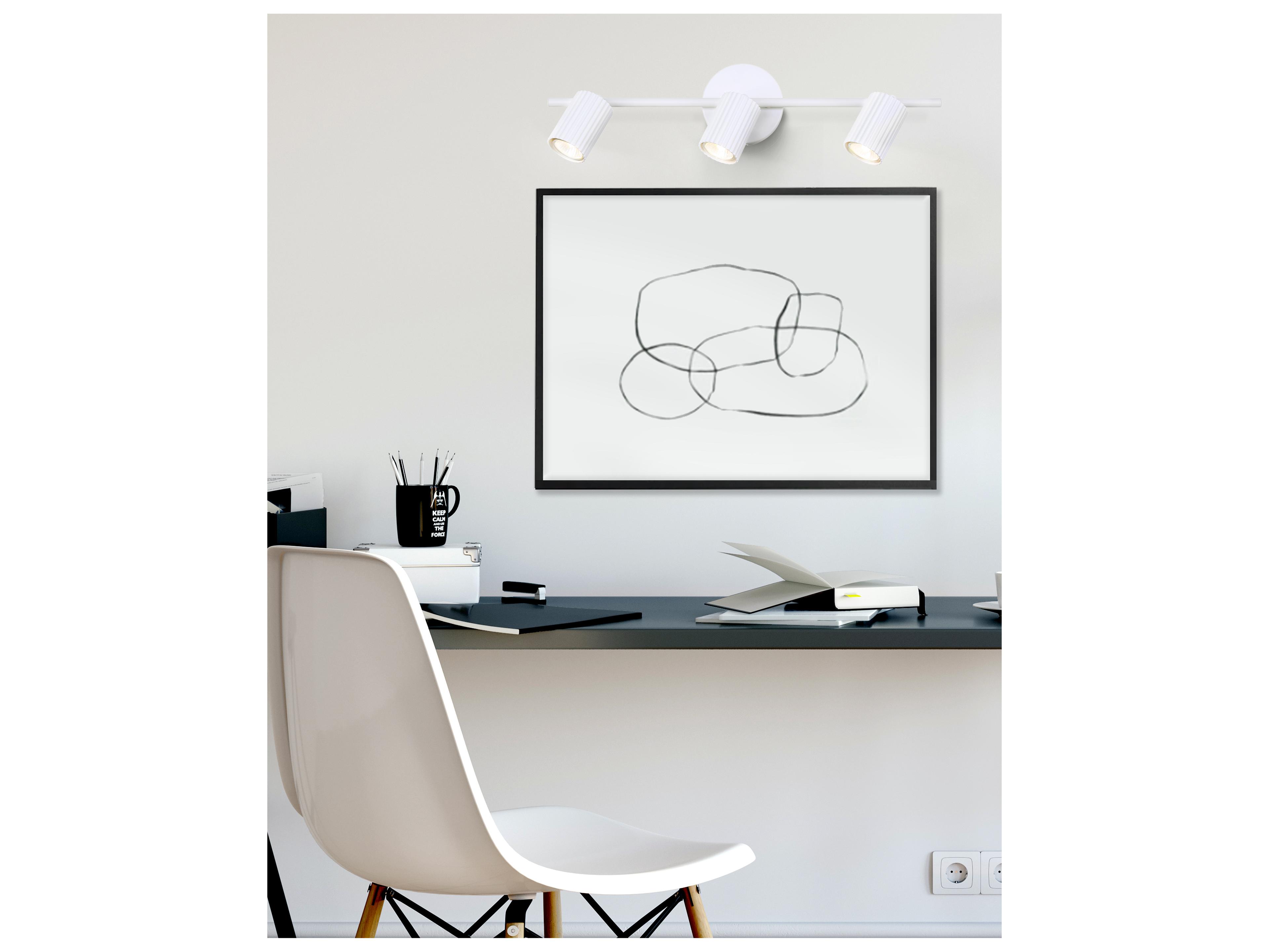 Canarm Rexton 3 -light White LED Cylinder Track & Rail Light