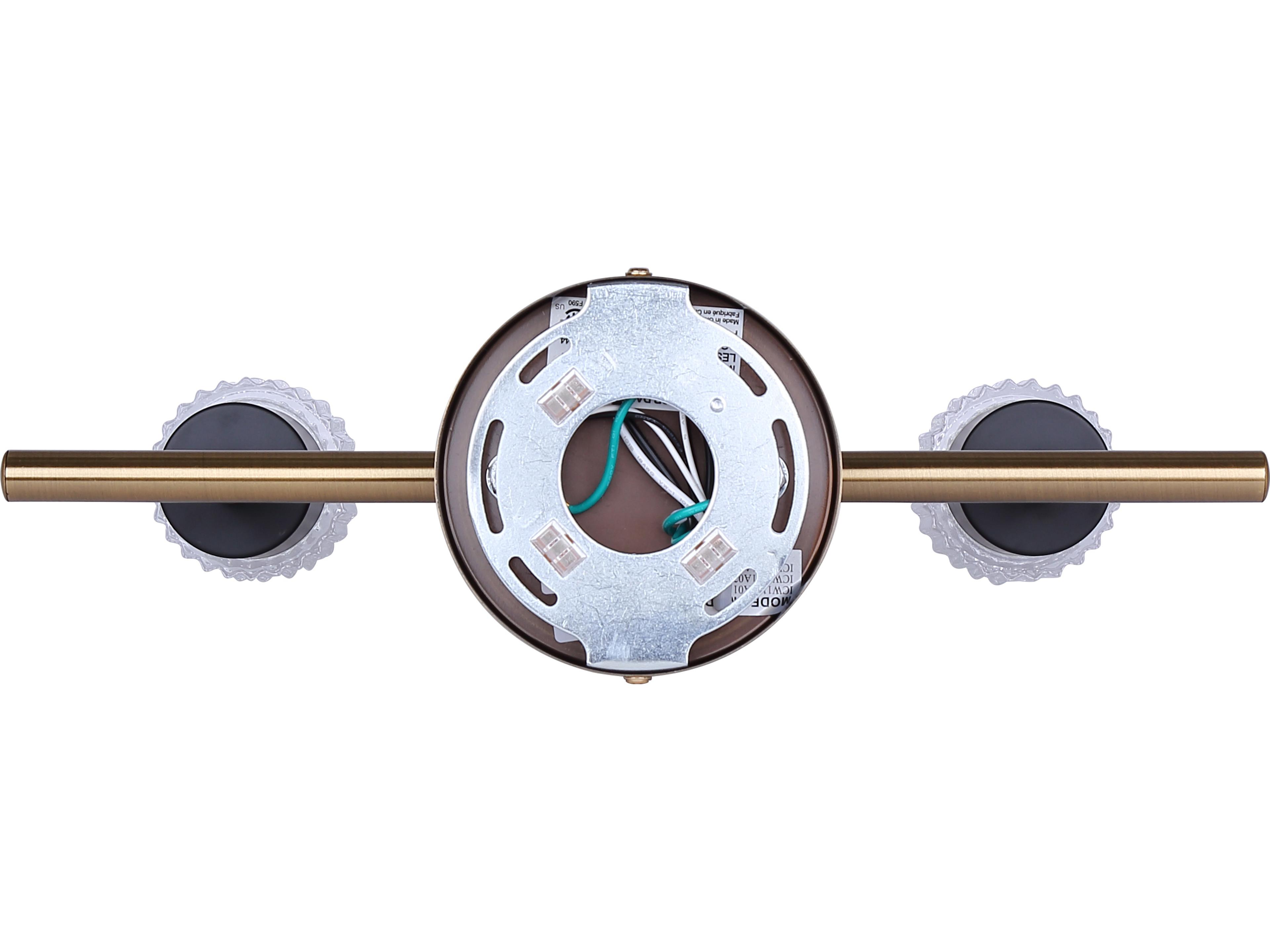 Canarm Elsee 2 -light Gold Cylinder Track & Rail Light