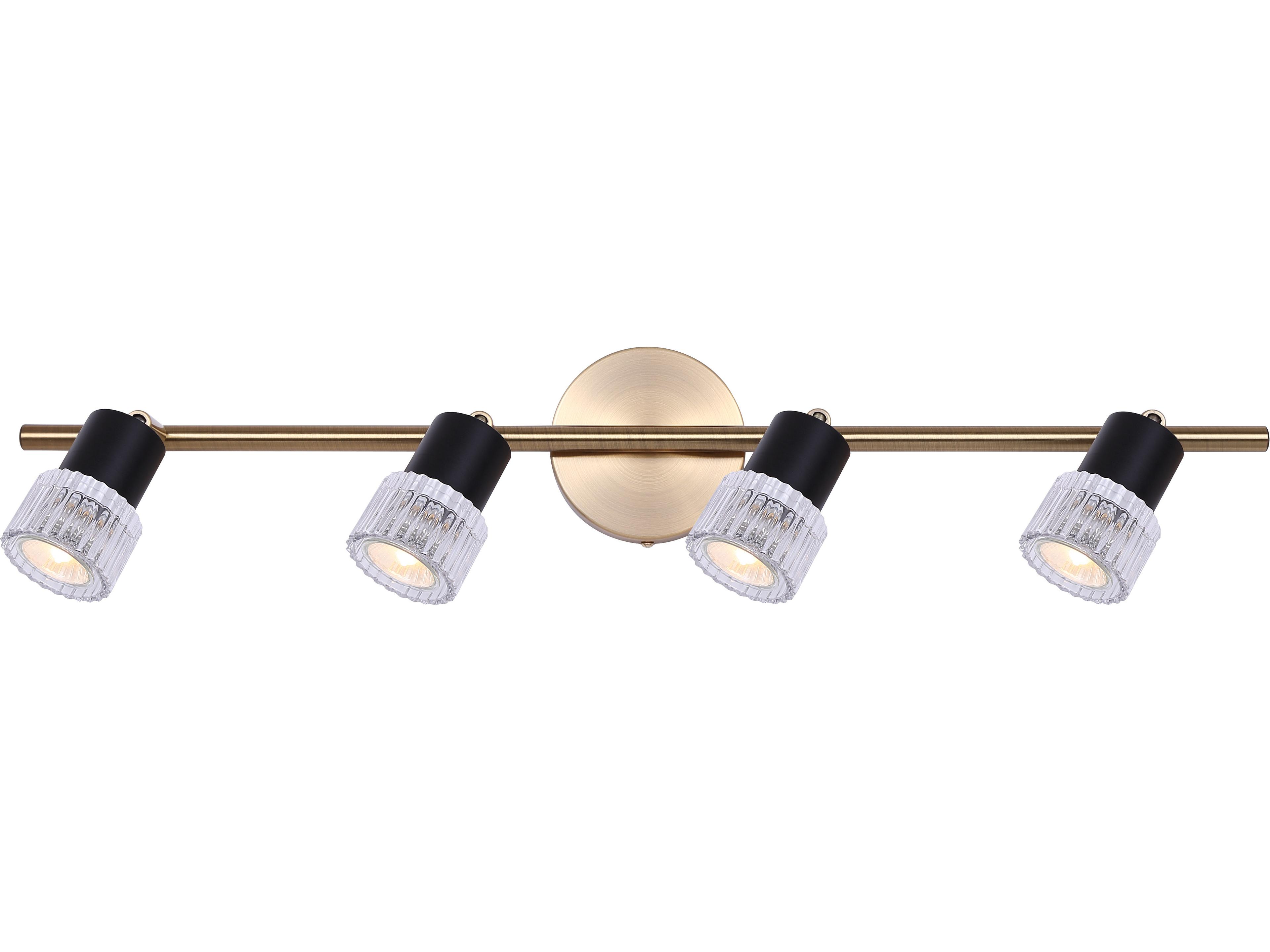 Elsee 4 -light Gold LED Cylinder Track & Rail Light