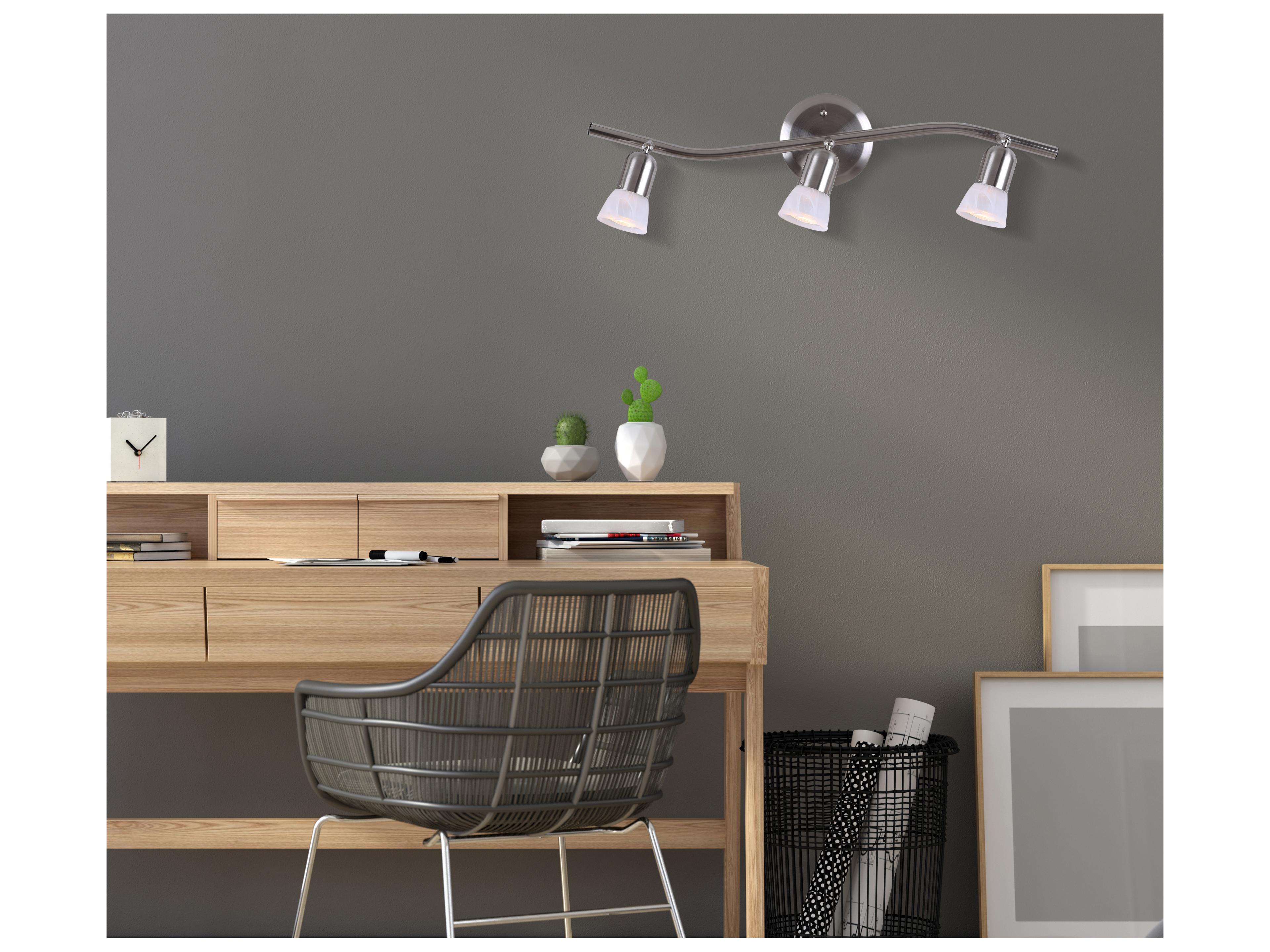 Canarm James 3 -light Pewter Track & Rail Light