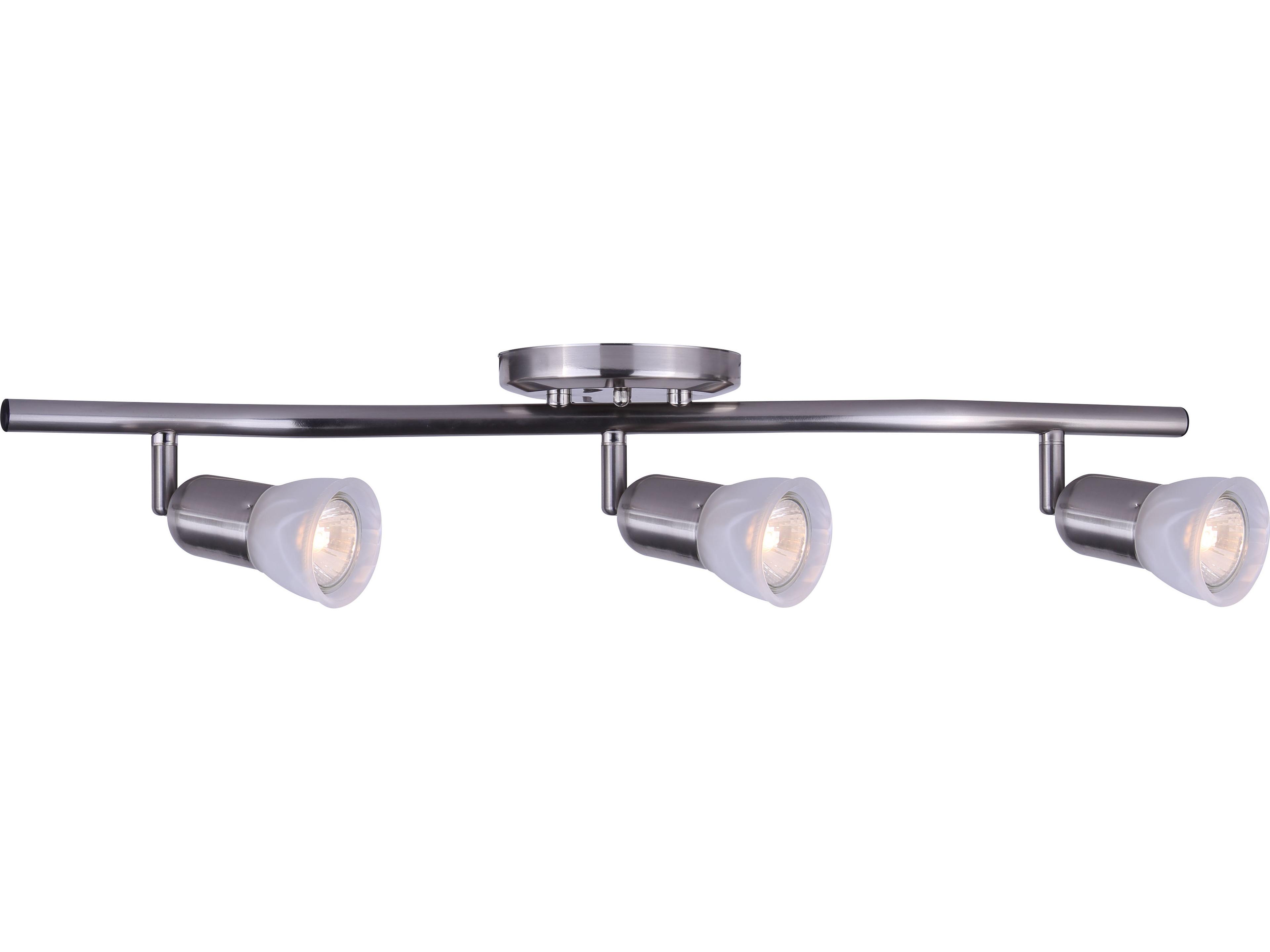 Canarm James 3 -light Pewter Track & Rail Light