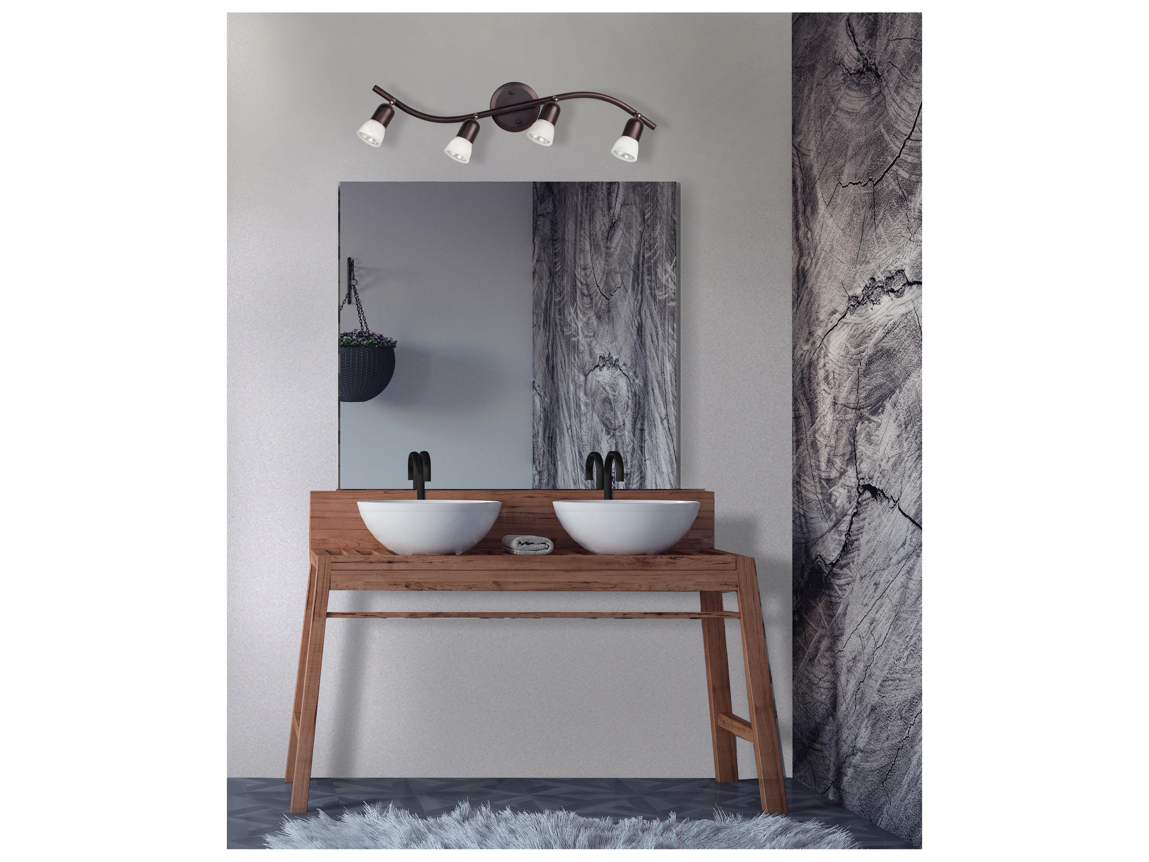 Canarm James 4 -light Bronze Track & Rail Light