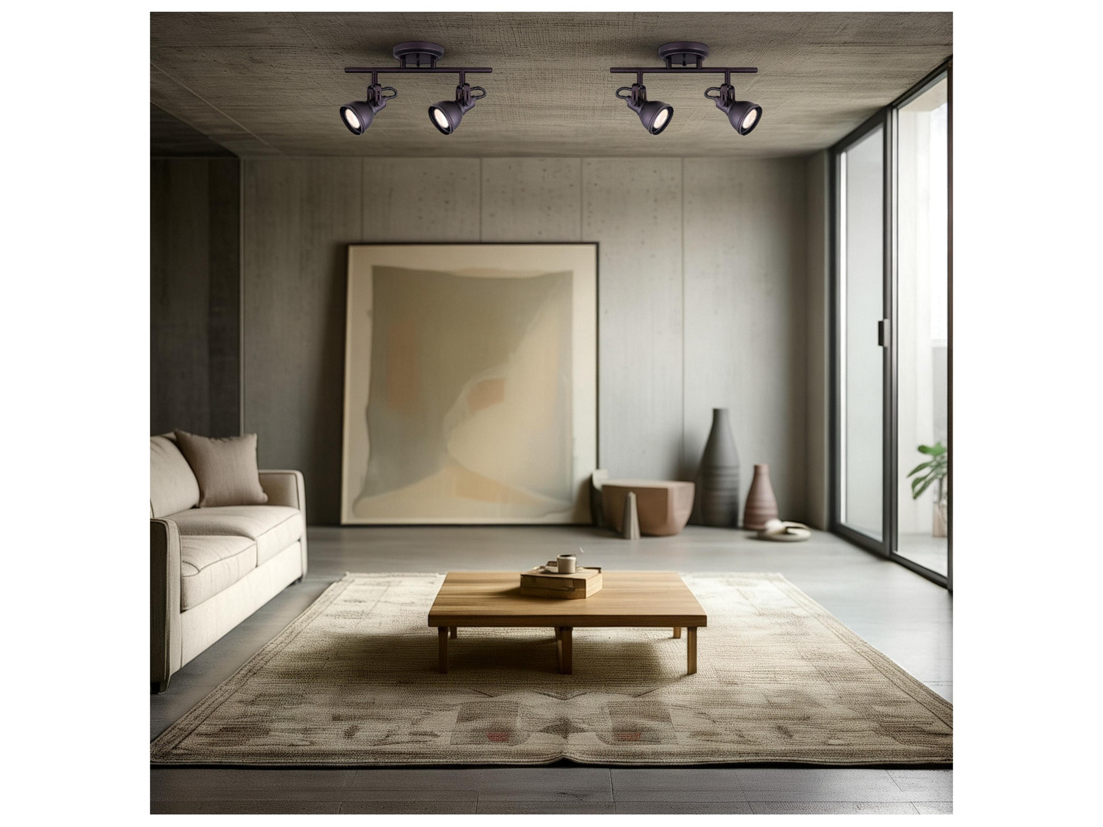 Canarm Polo 2 -light Bronze Track & Rail Light