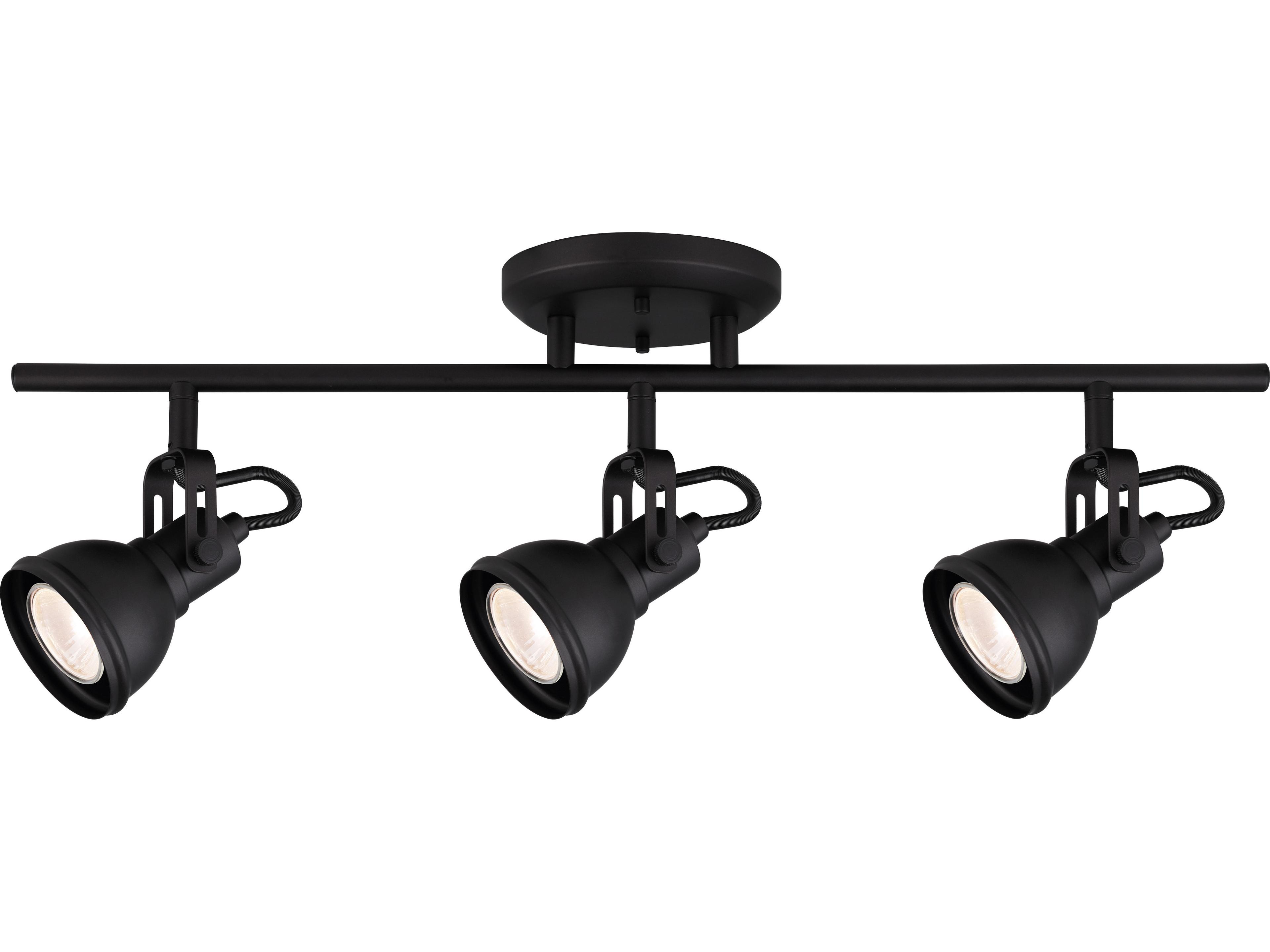 Polo 3 -light Black Track & Rail Light