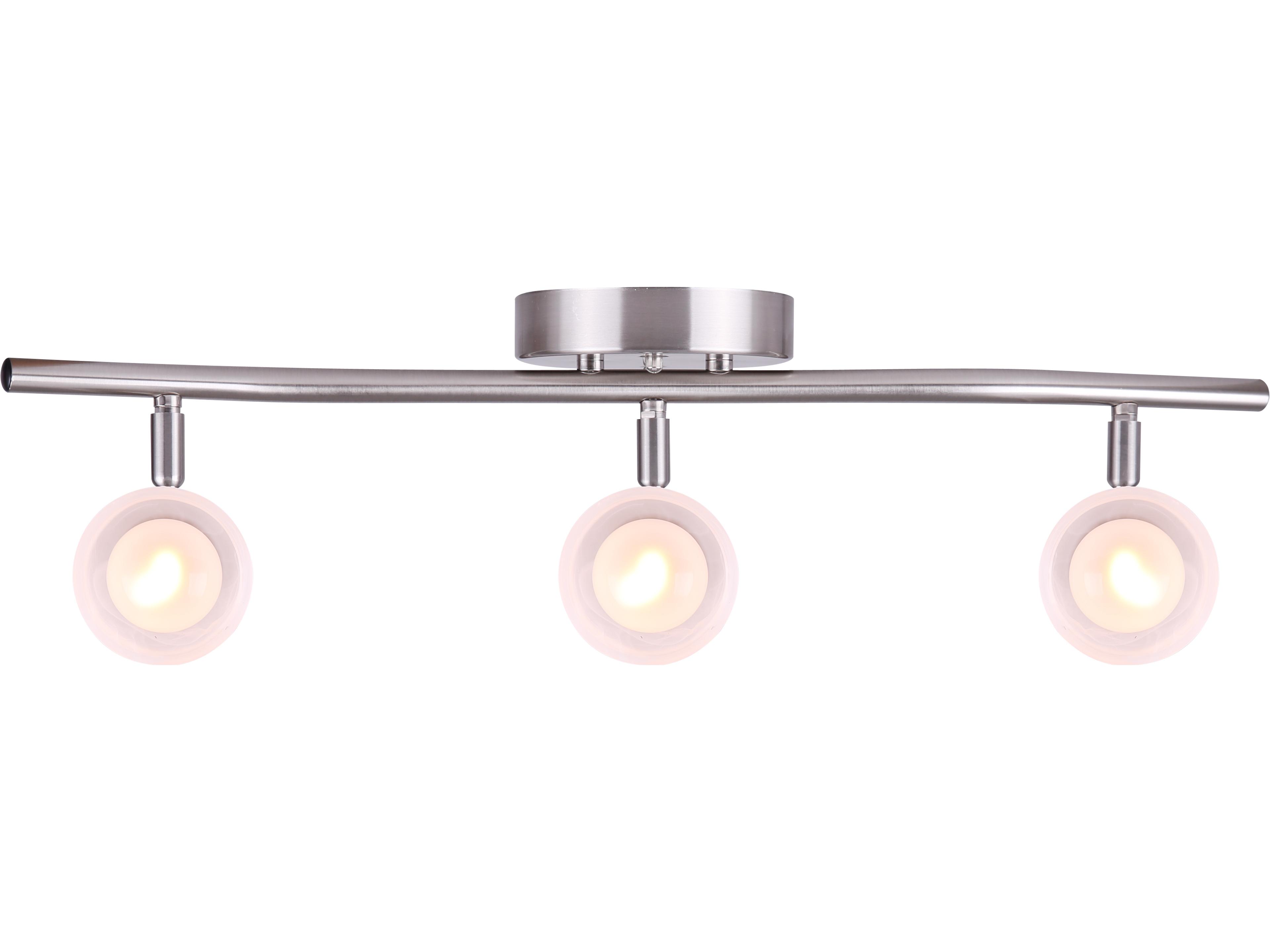 Canarm Jasper 3 -light Pewter Bell Track & Rail Light