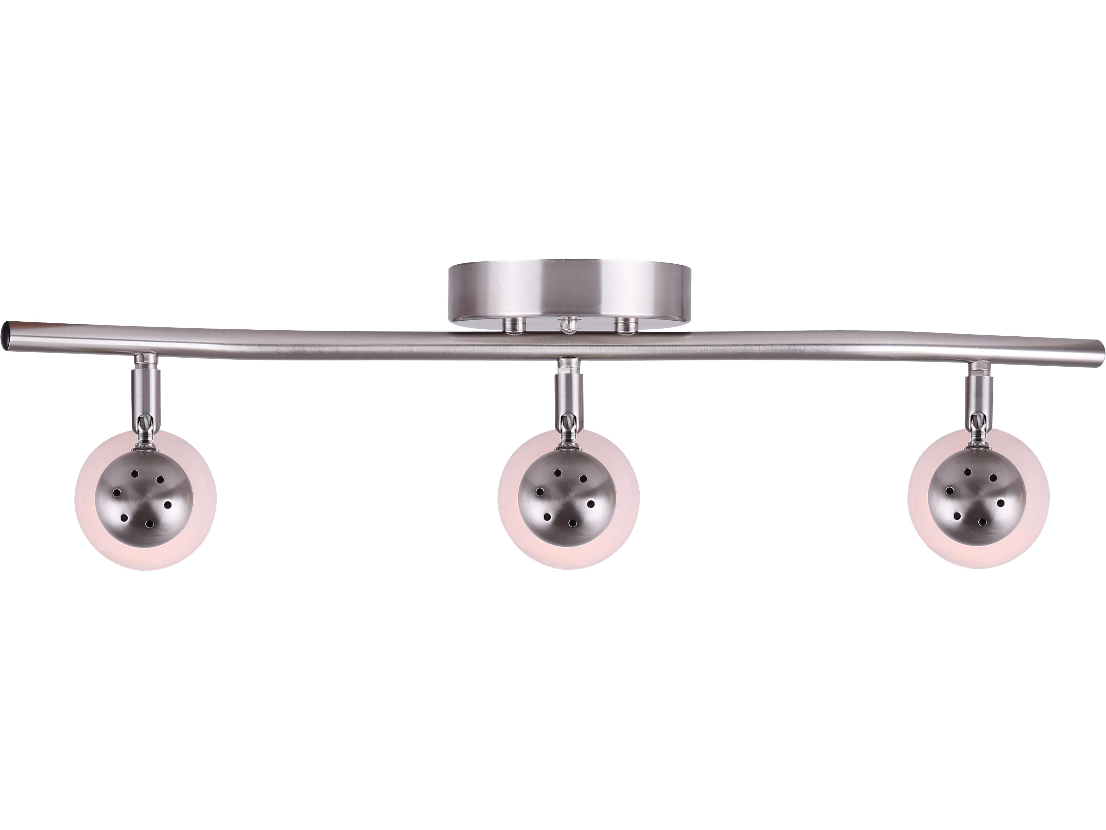 Canarm Jasper 3 -light Pewter Bell Track & Rail Light