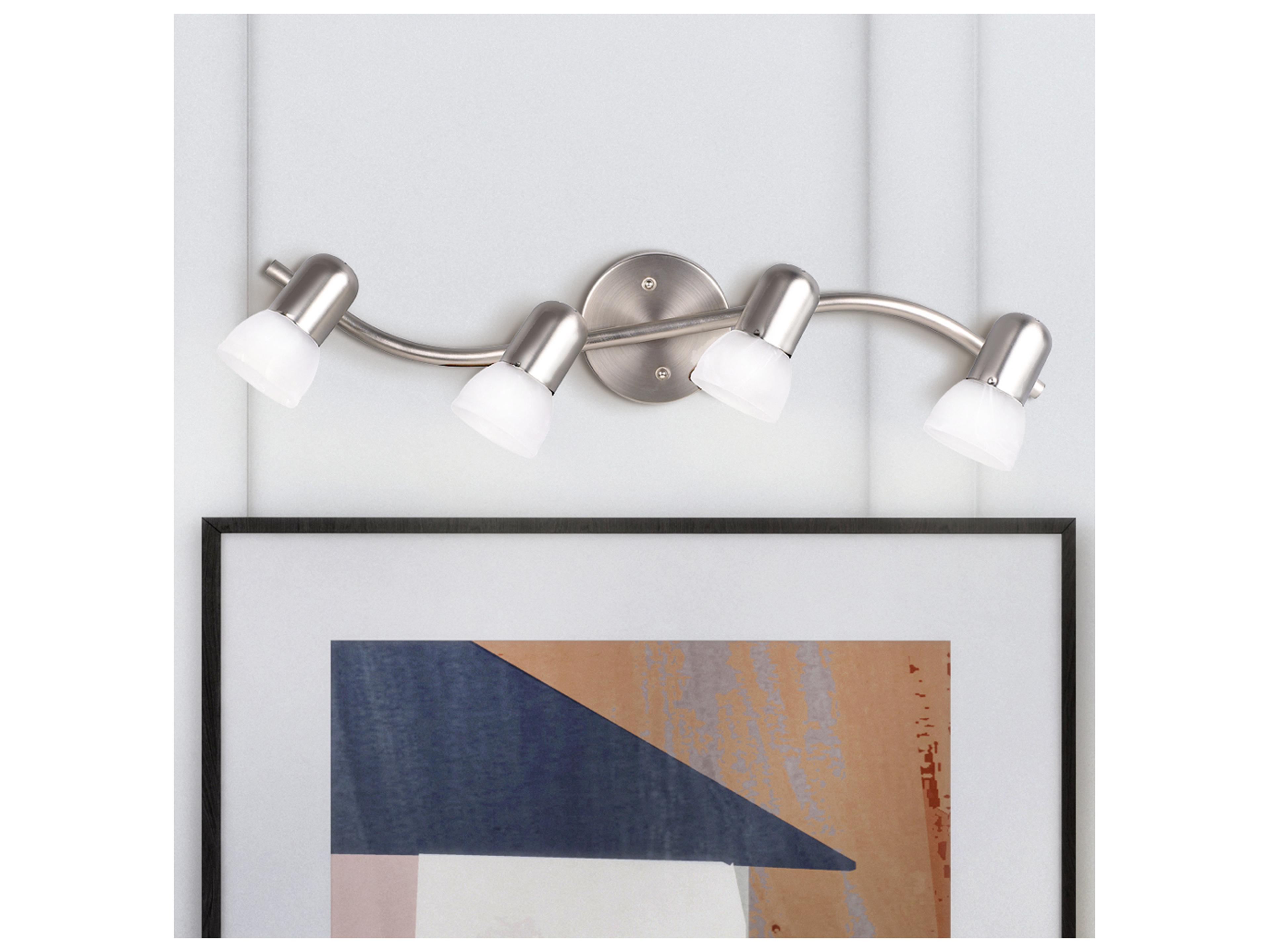 Canarm Jasper 4 -light Pewter Bell Track & Rail Light