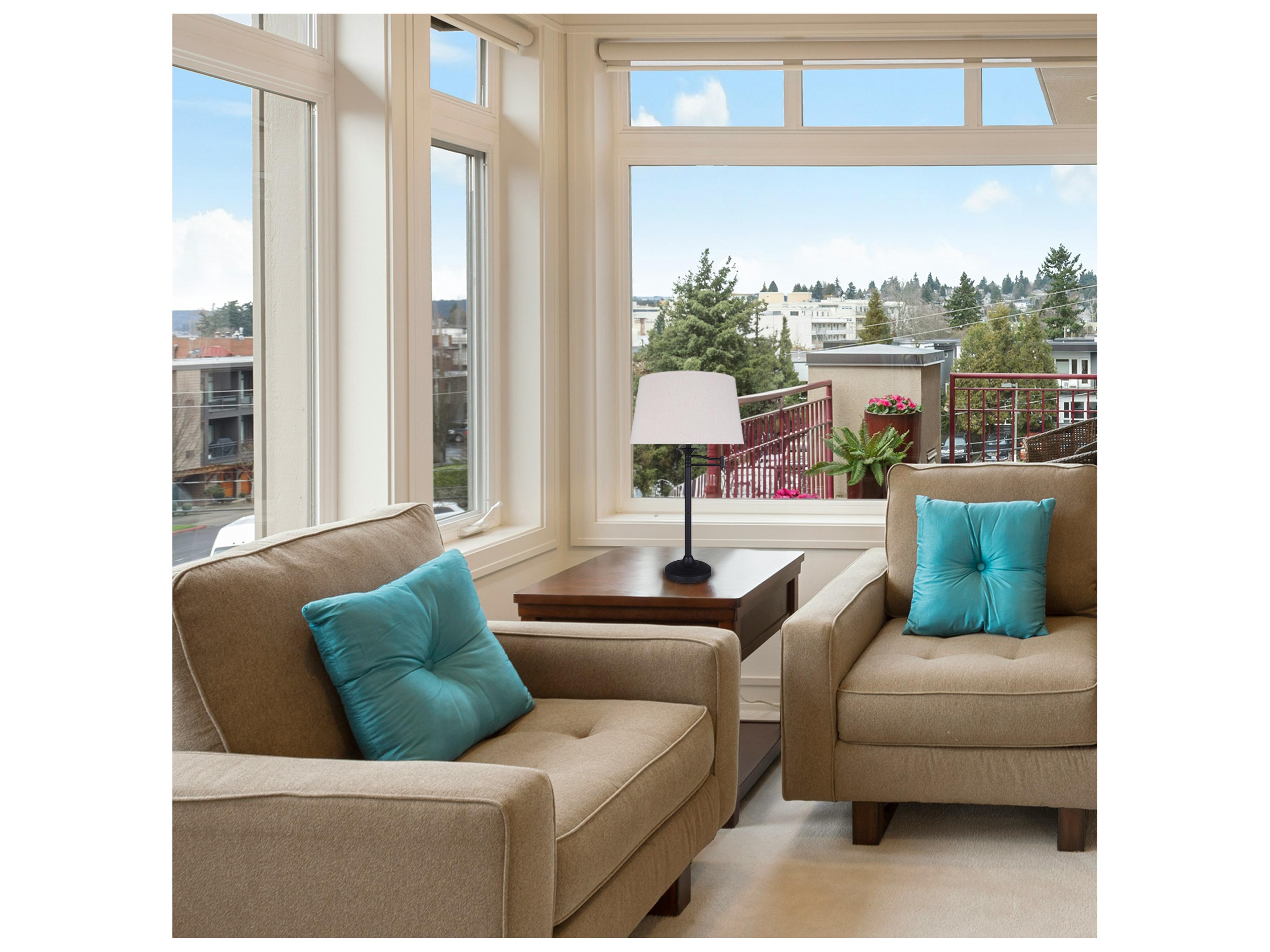 Canarm Oscar Bronze Traditional Table Lamp