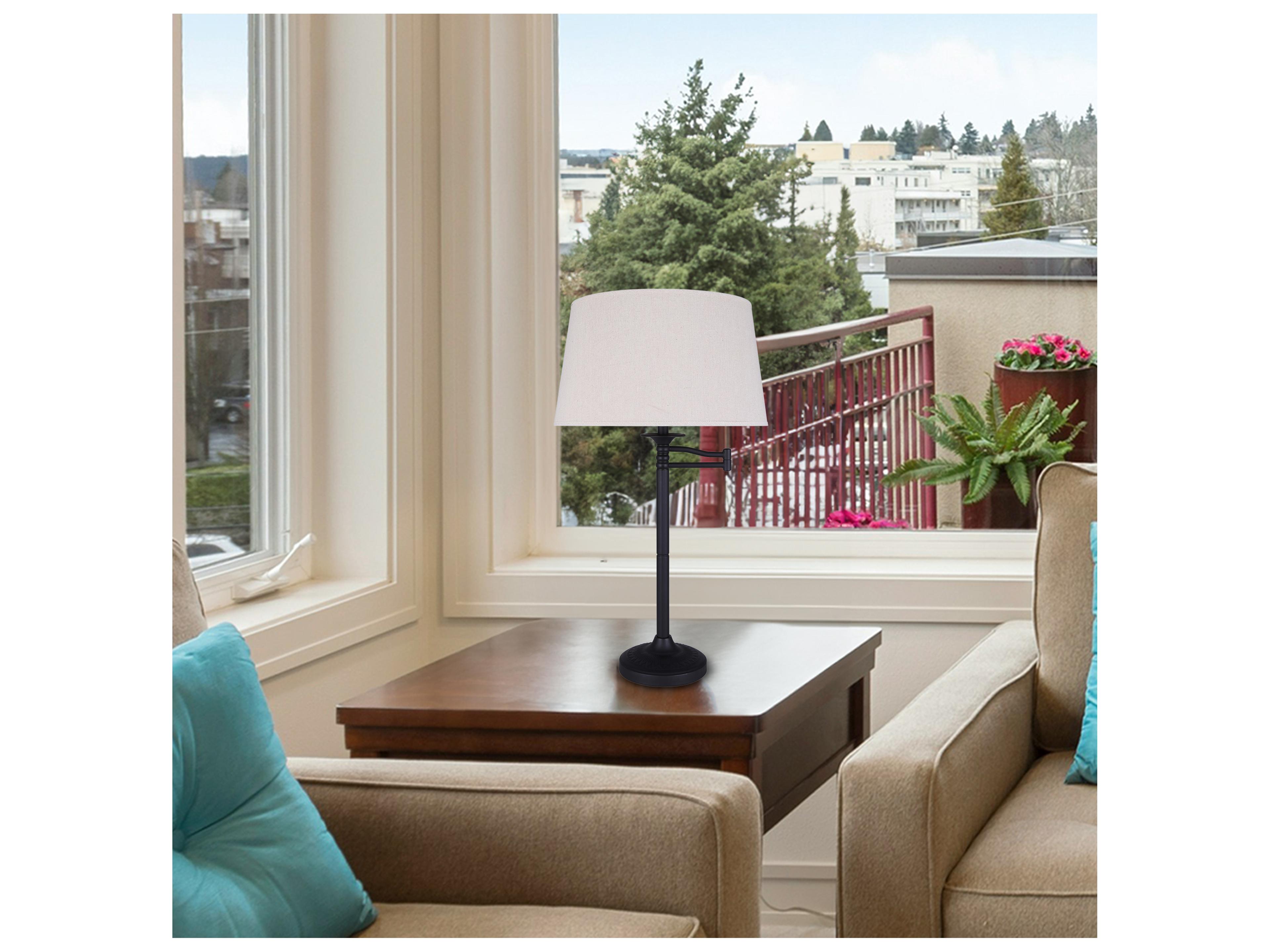 Canarm Oscar Bronze Traditional Table Lamp