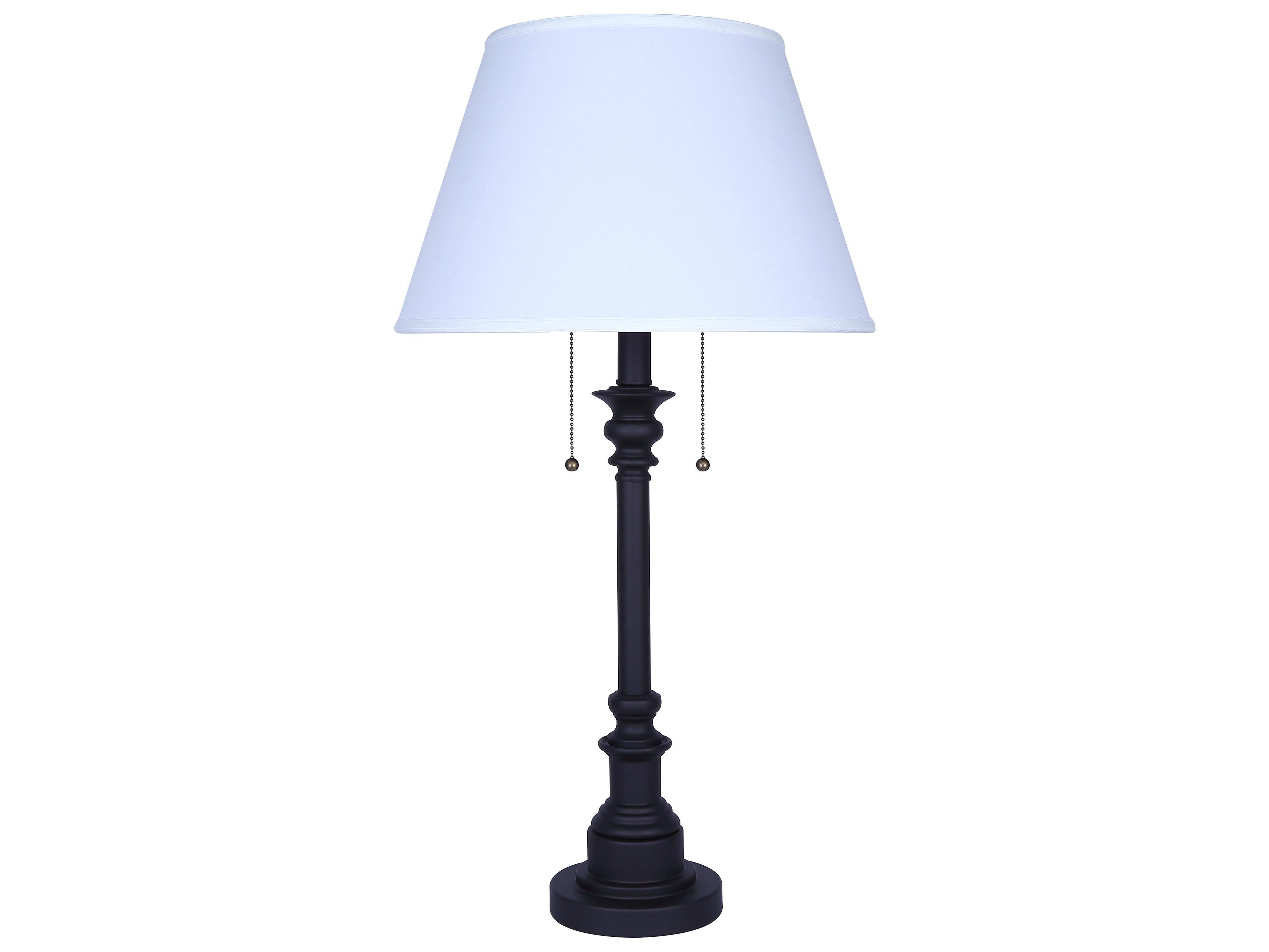 Canarm Nevan Bronze Traditional Table Lamp