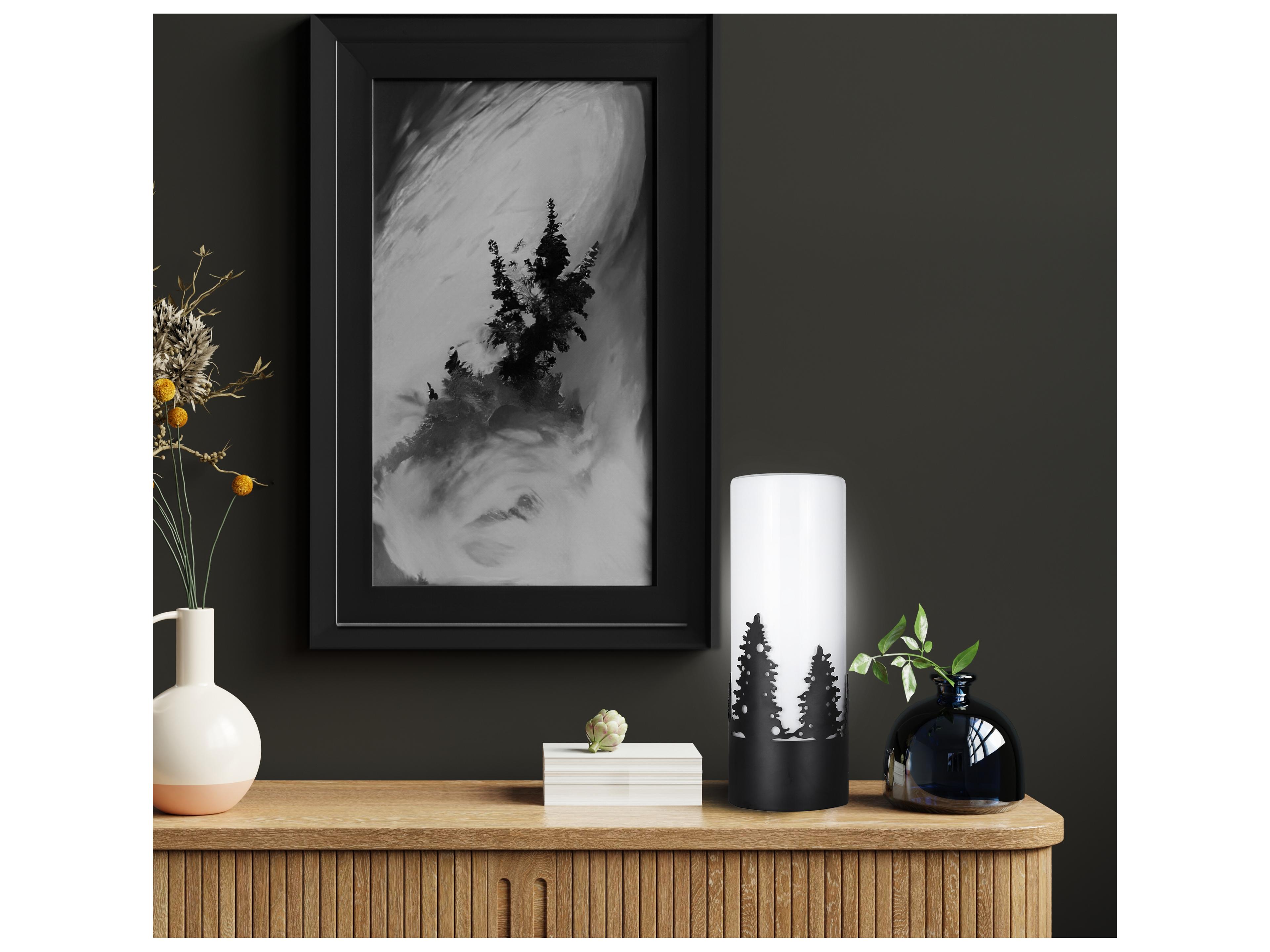 Canarm Silvia Black Table Lamp