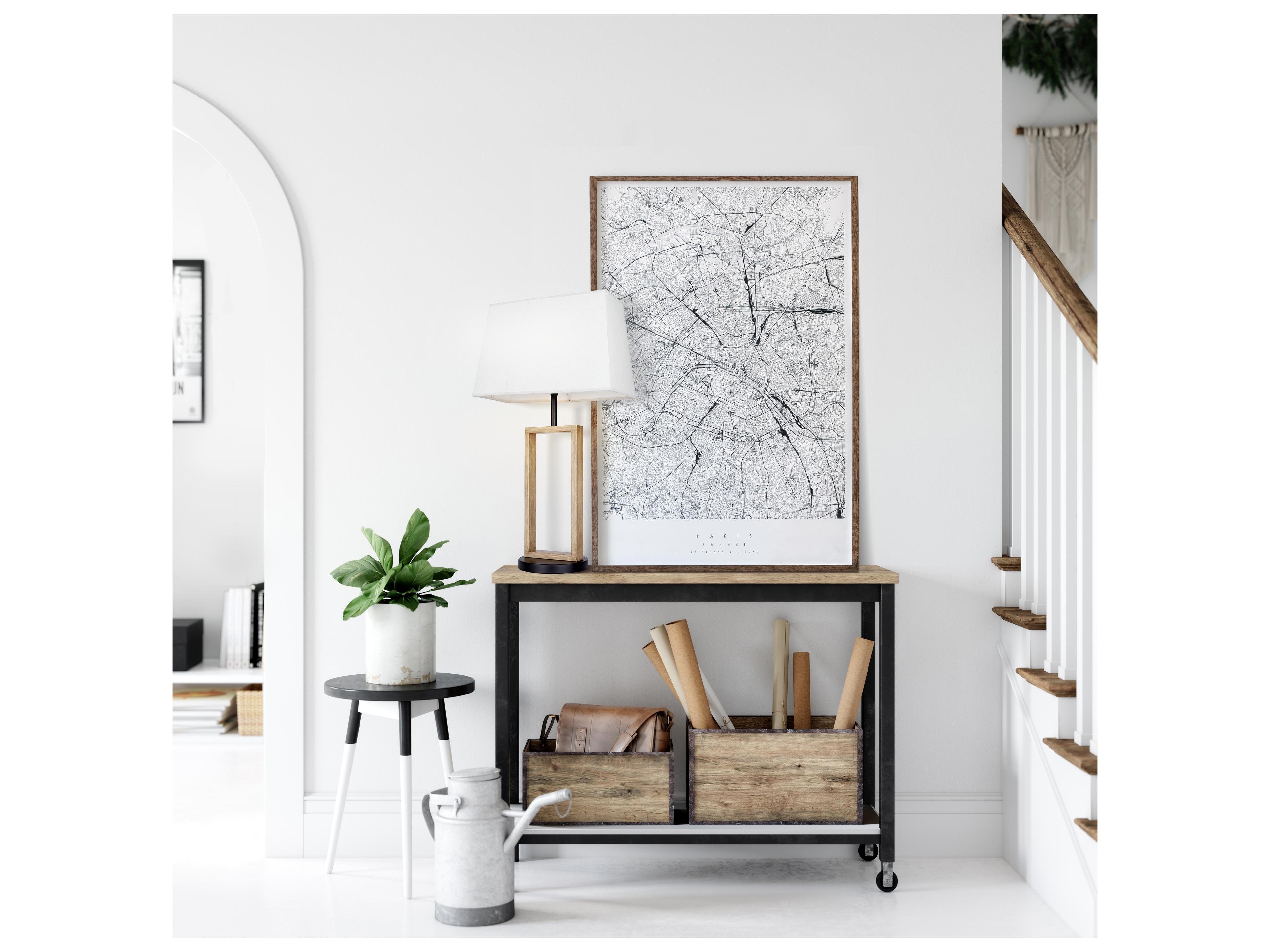 Canarm Burke Black Table Lamp