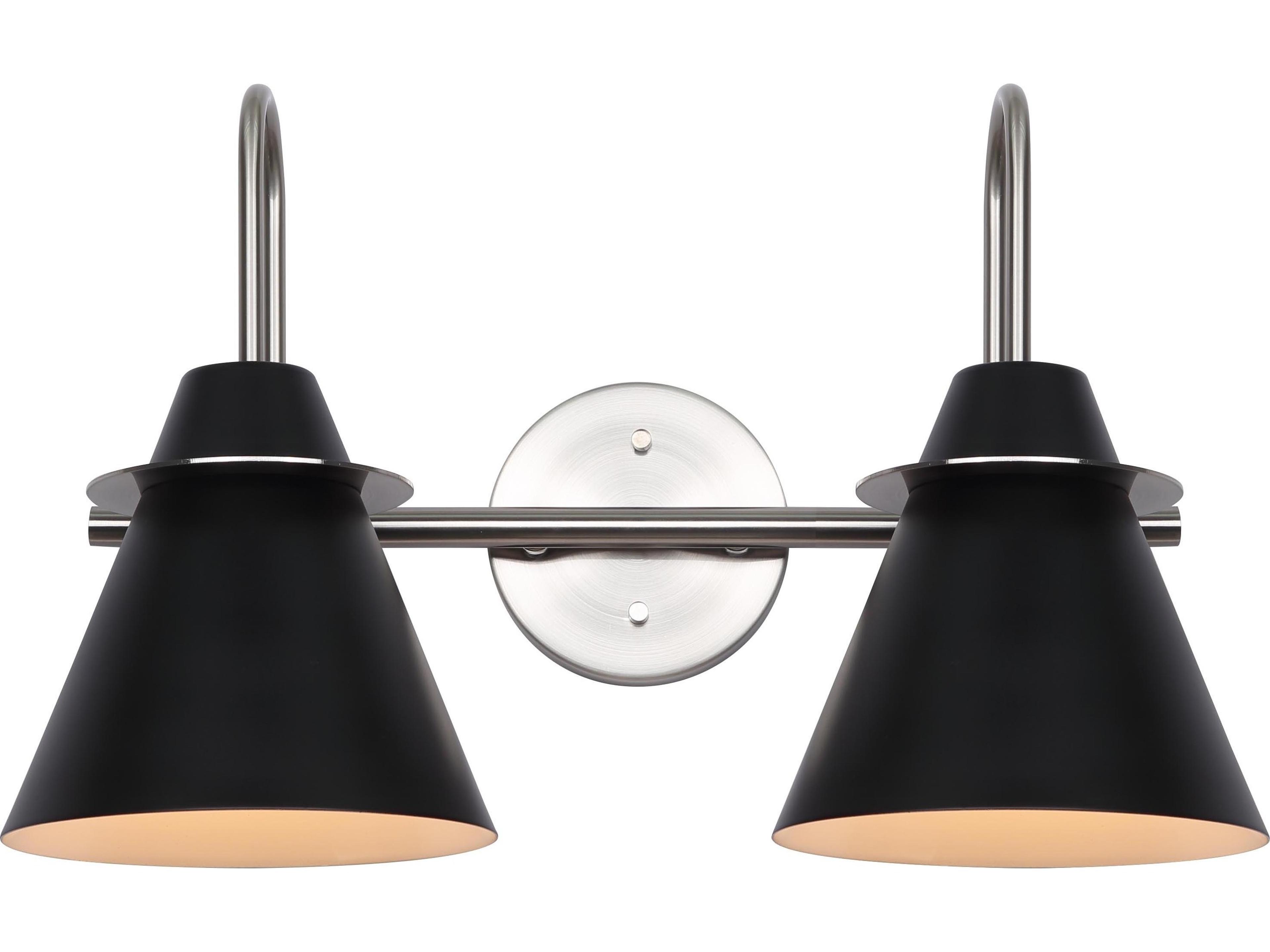 Talia 2 -light Nickel Vanity Light