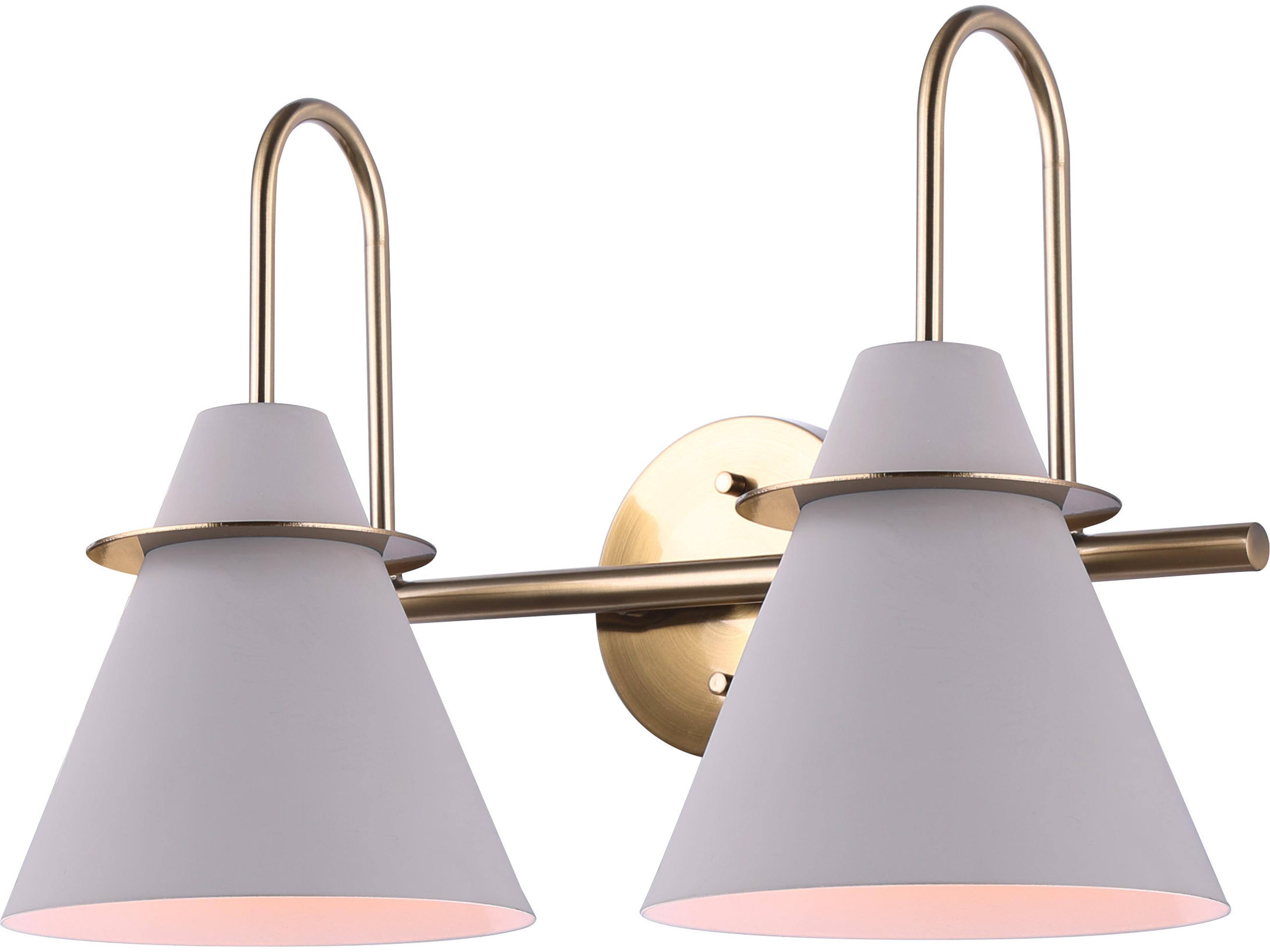 Talia 2 -light Gold Vanity Light