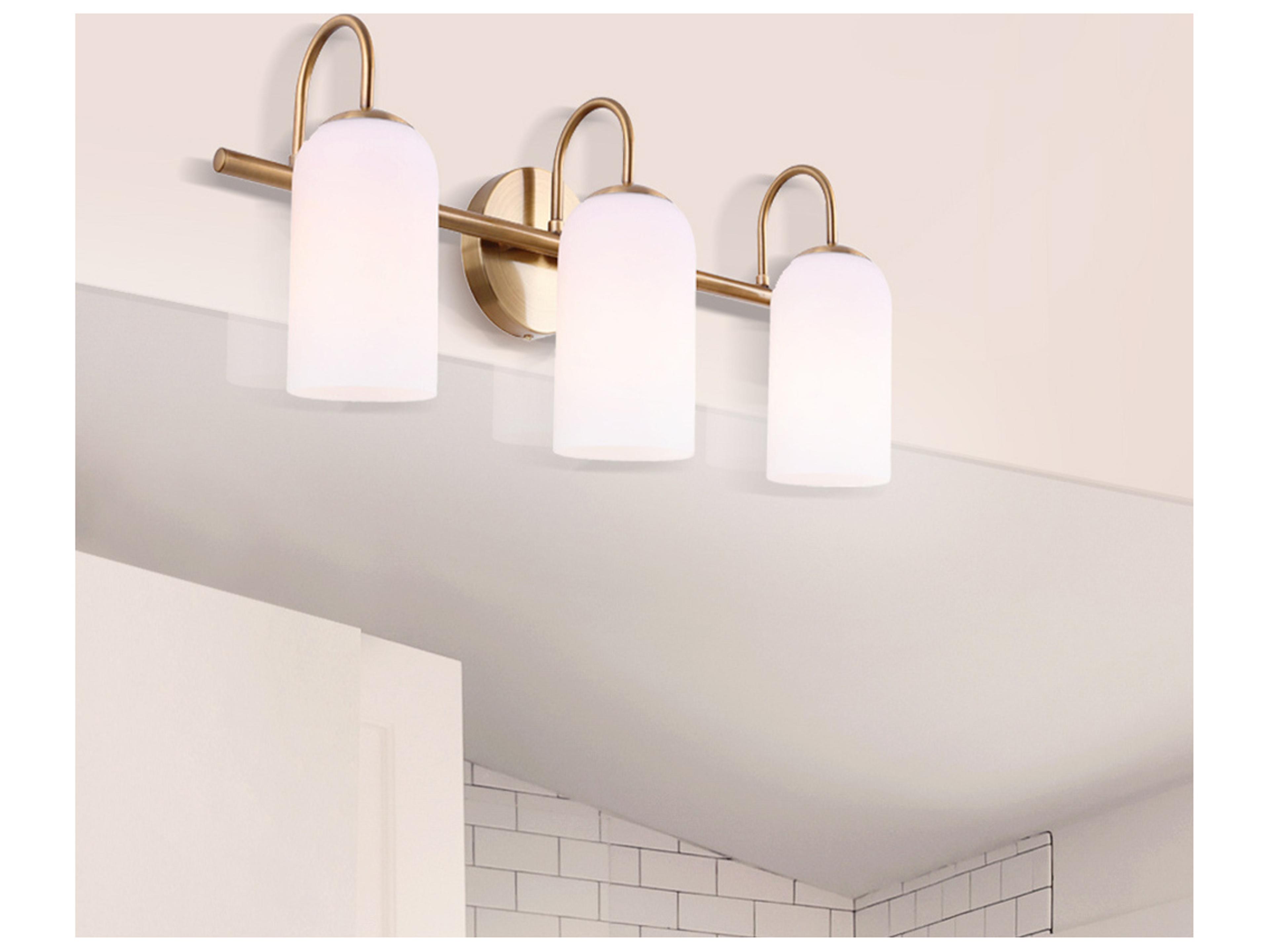 Canarm Novalee 3 -light Gold Vanity Light