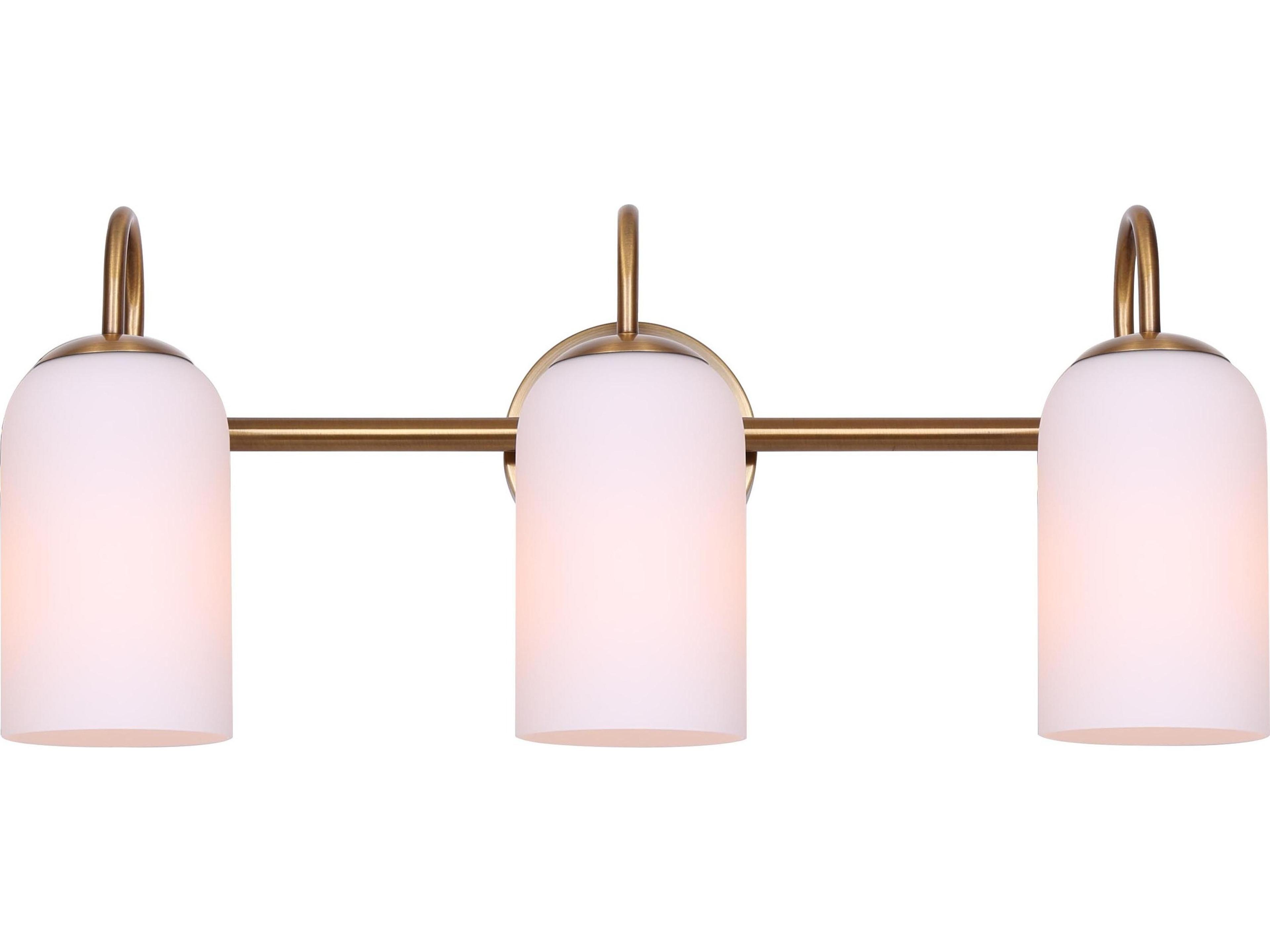 Canarm Novalee 3 -light Gold Vanity Light