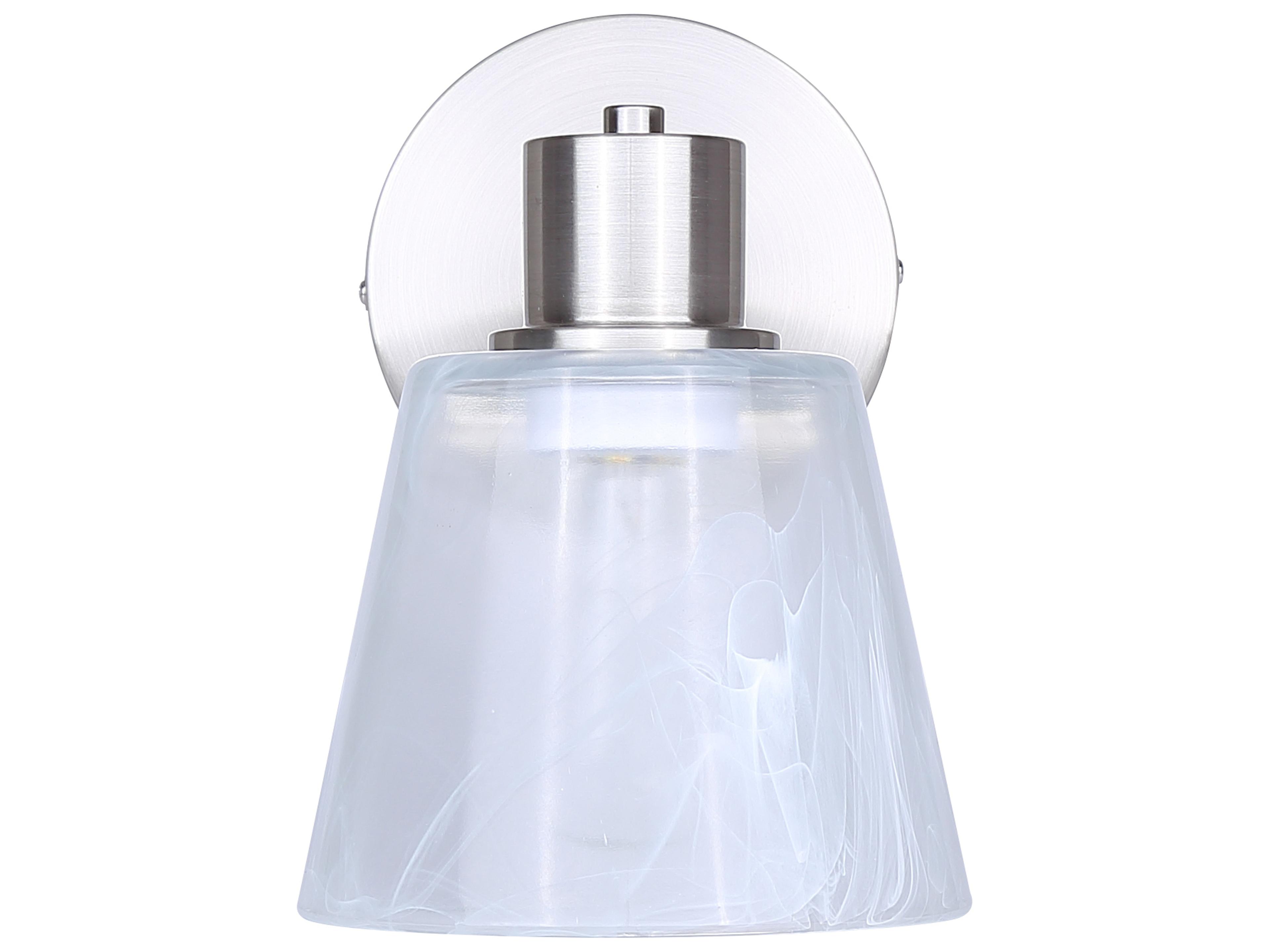 Canarm Luelle 1 -light Nickel Wall Sconce