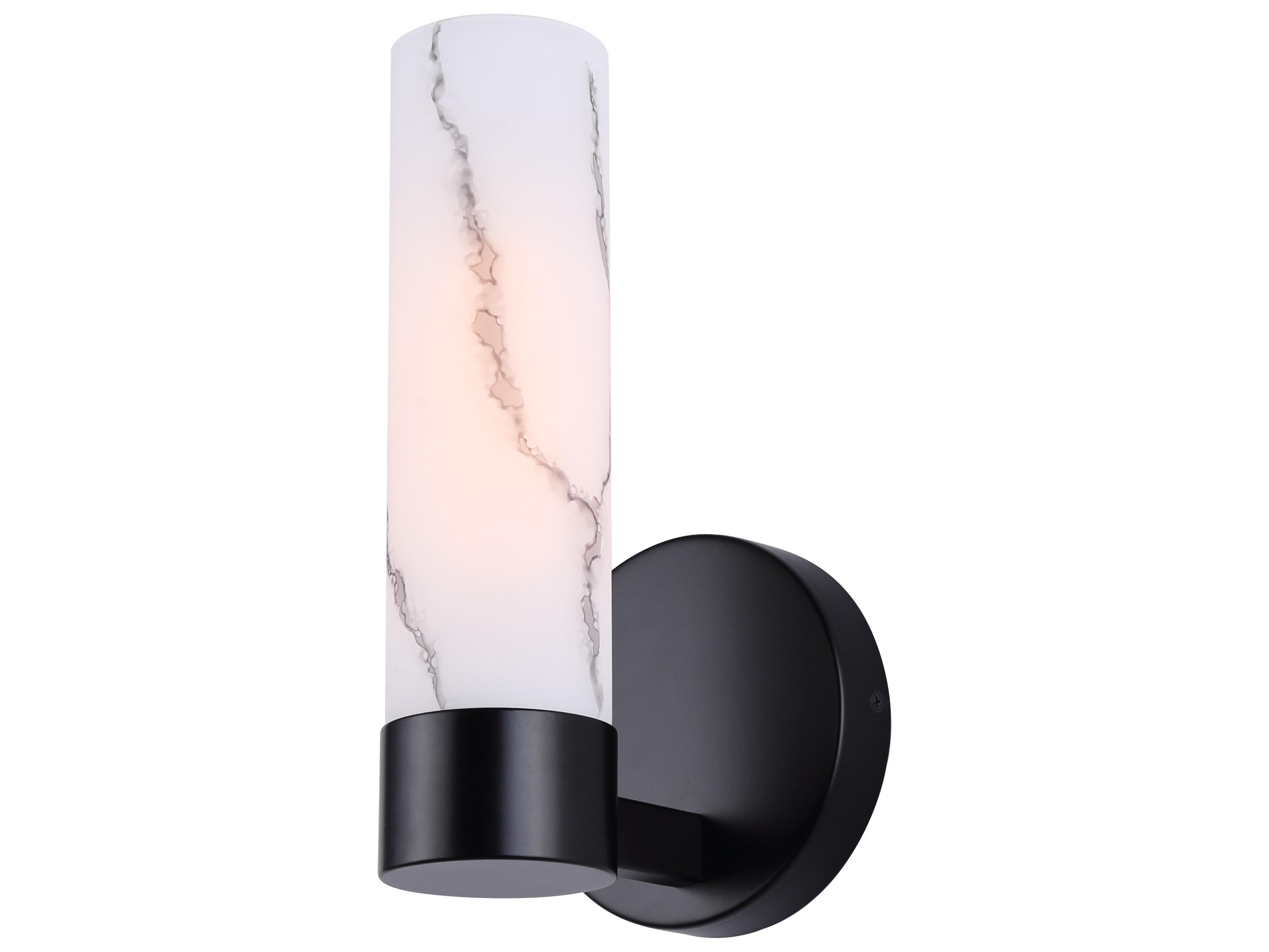 Kristella 1 -light Black Wall Sconce