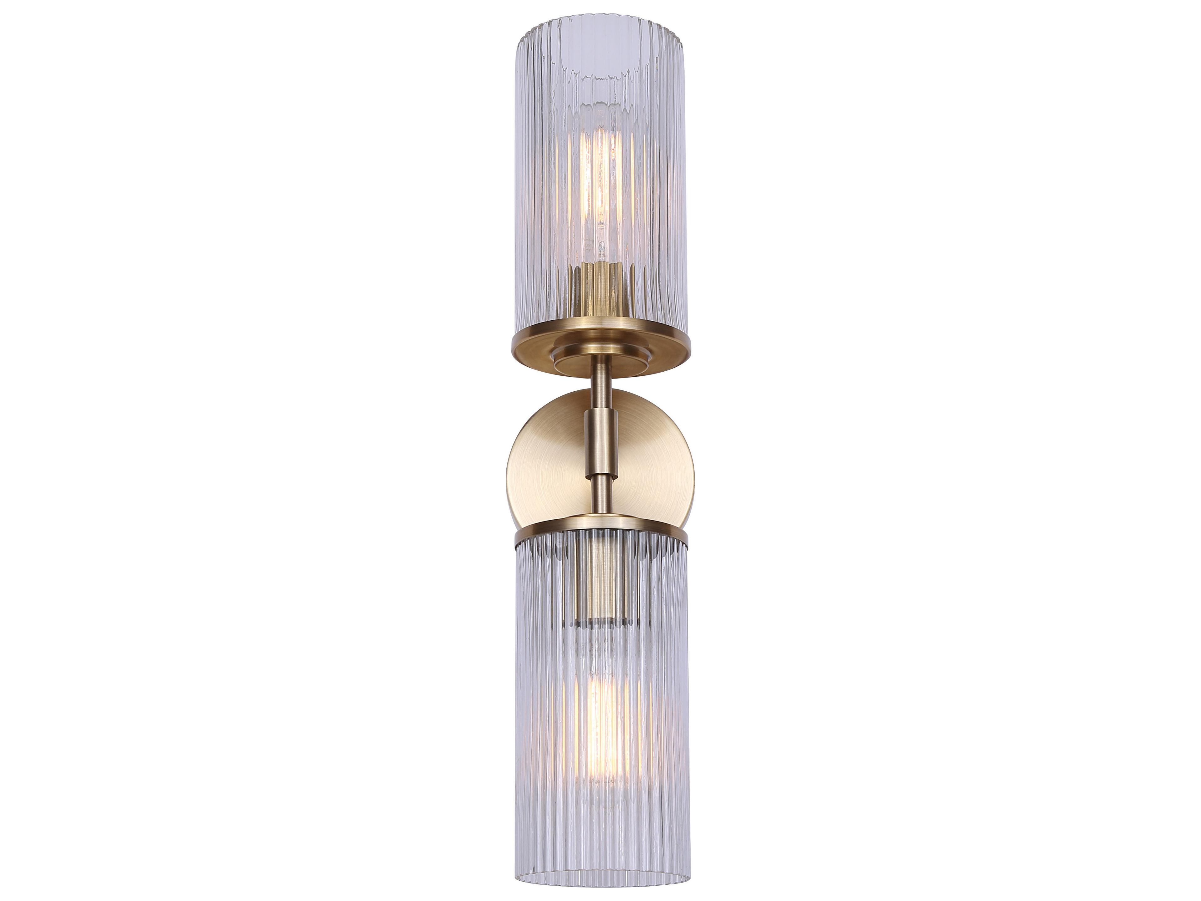 Canarm Kinslea 2 -light Gold Vanity Light