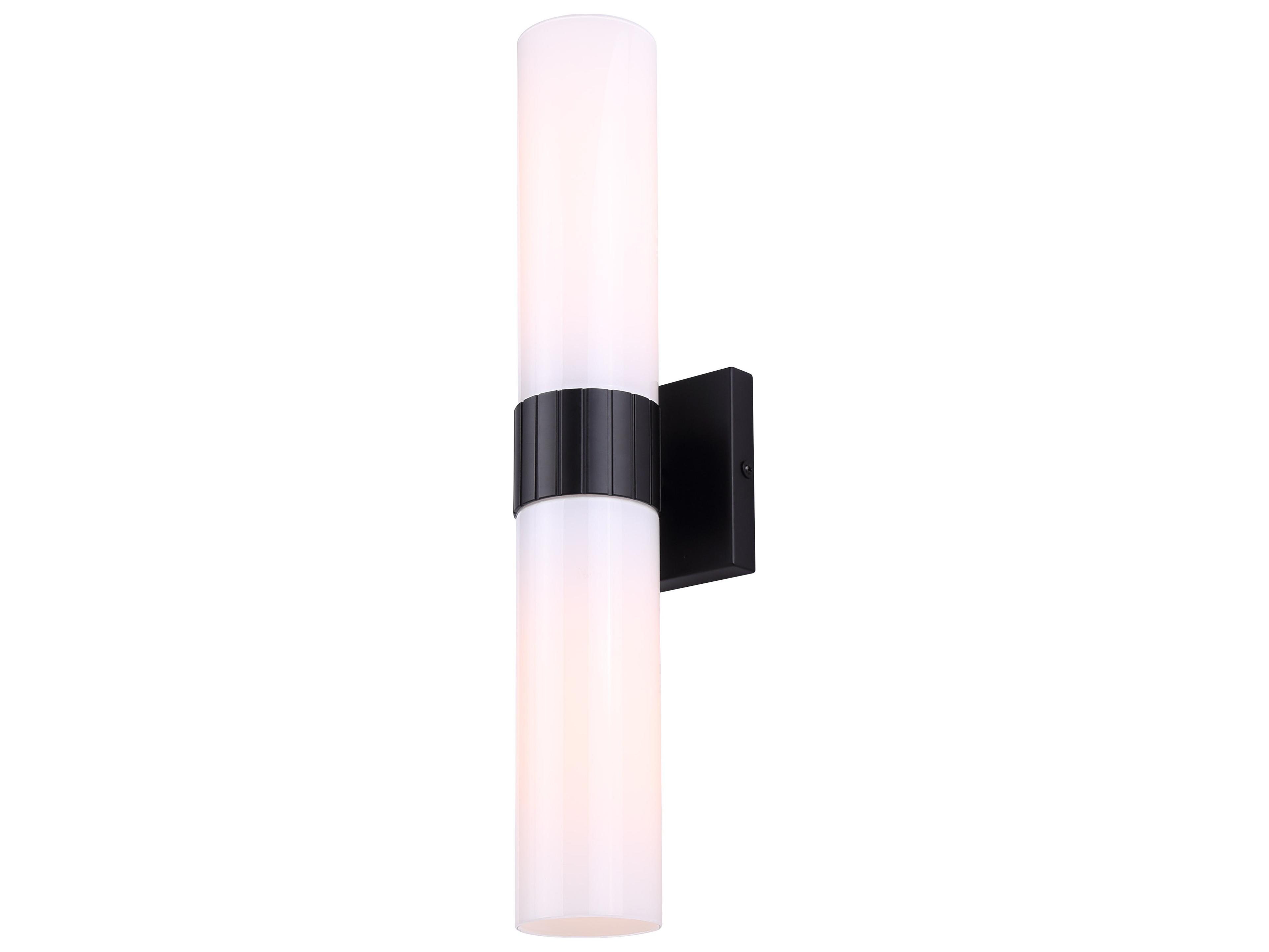 Maxine 2 -light Black Wall Sconce