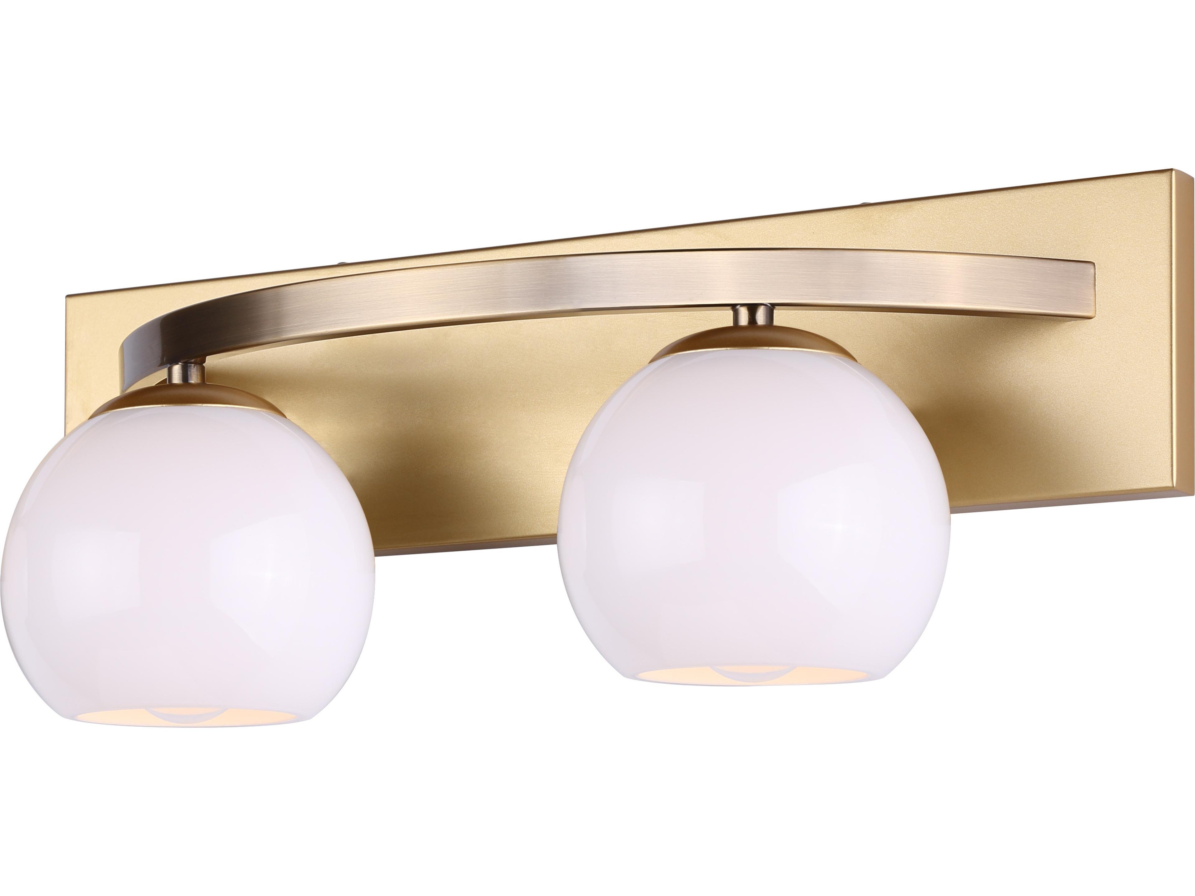 Monroe 2 -light Gold Vanity Light