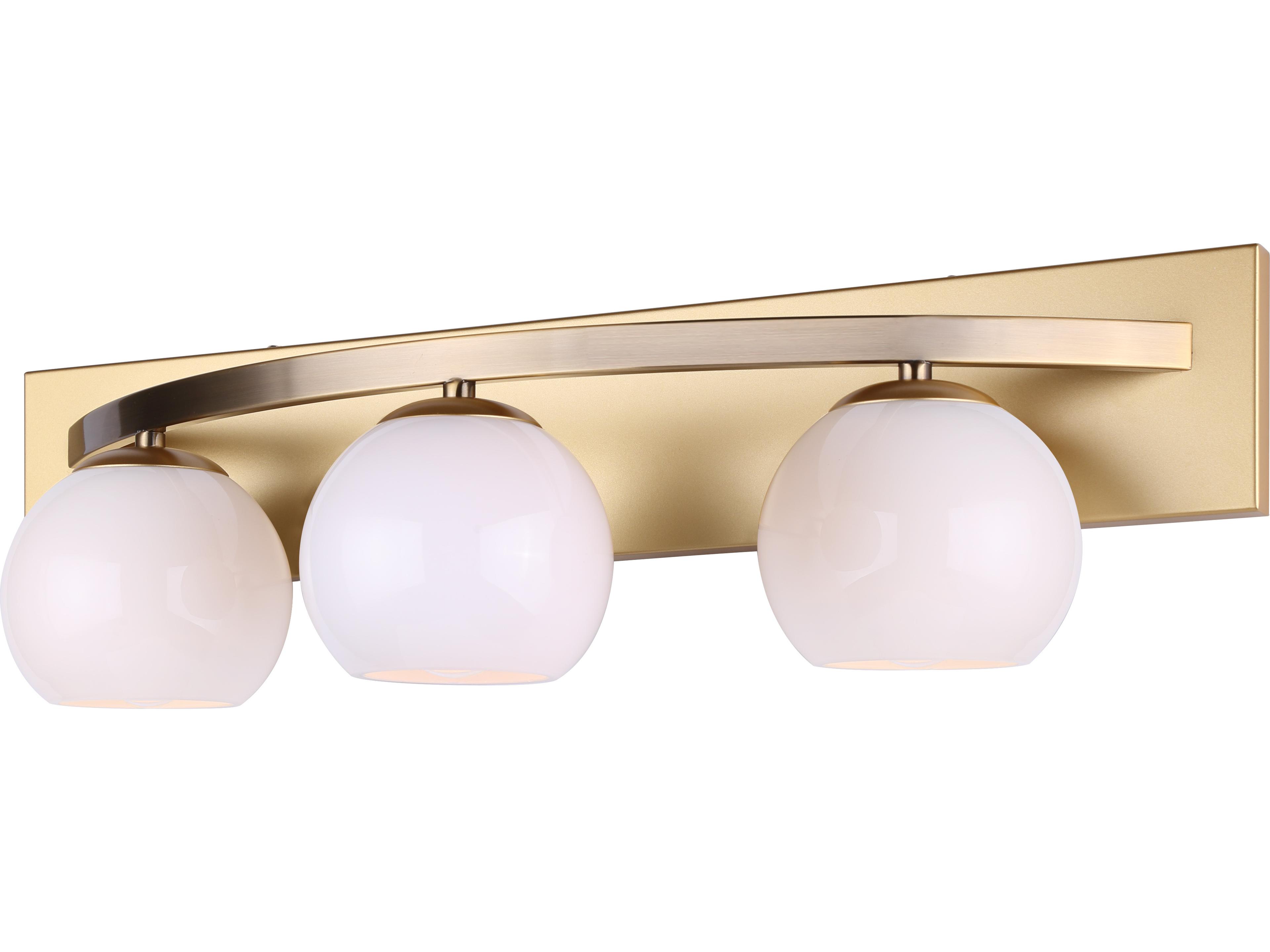 Monroe 3 -light Gold Vanity Light
