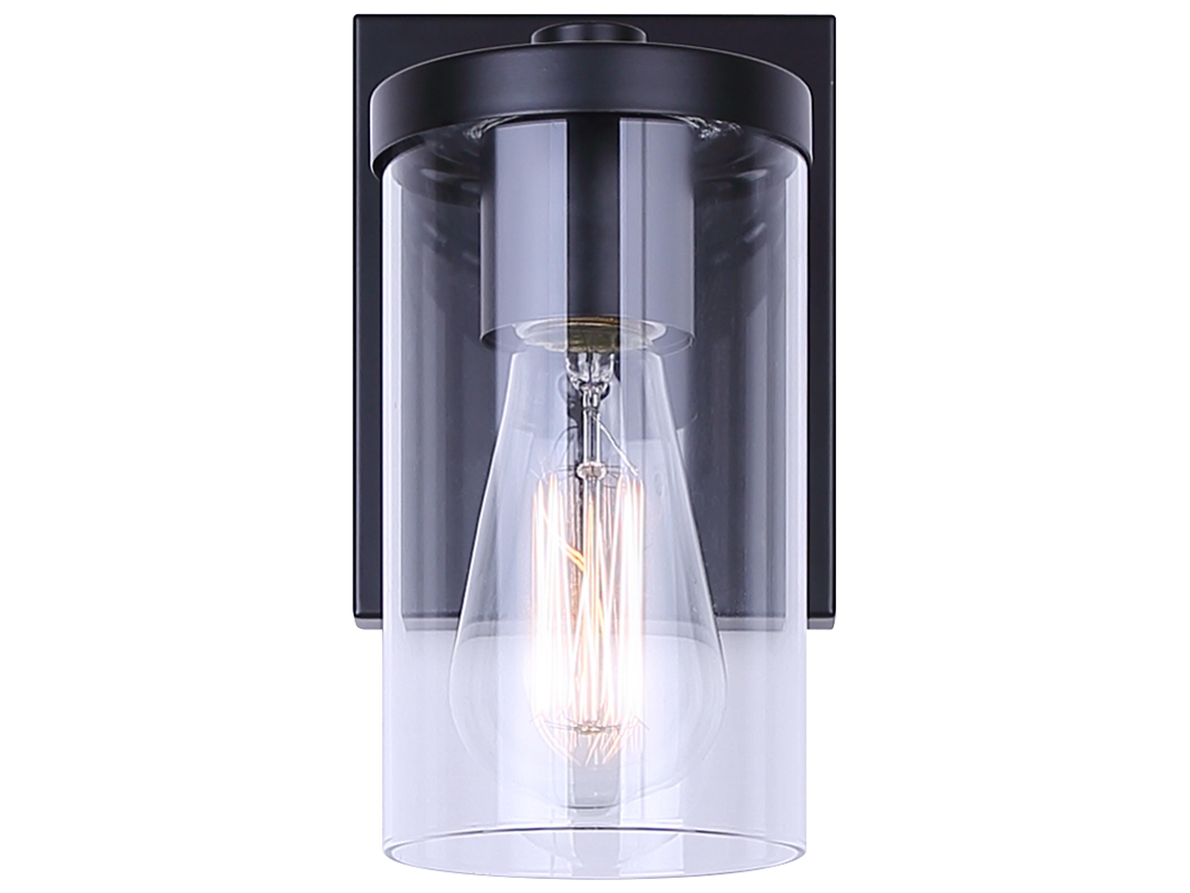 Canarm Britton 1 -light Black Vanity Light