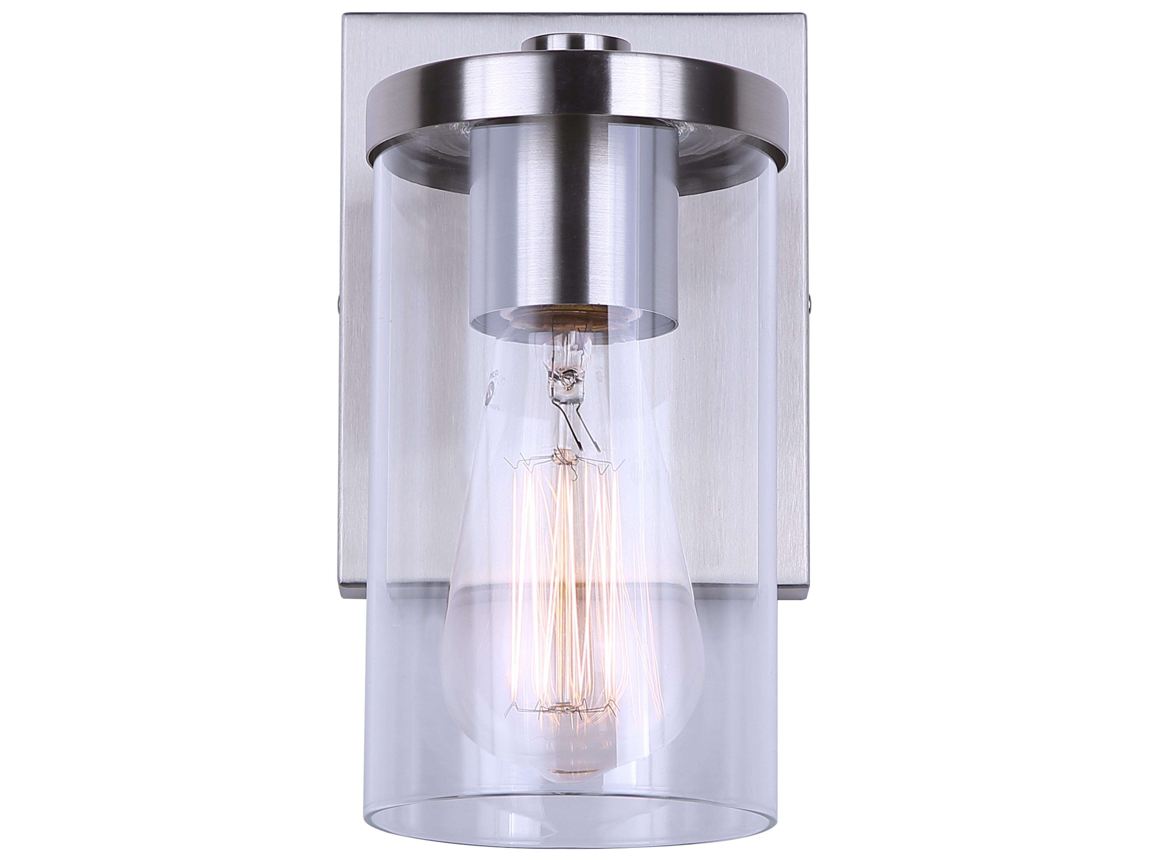 Canarm Britton 1 -light Nickel Vanity Light