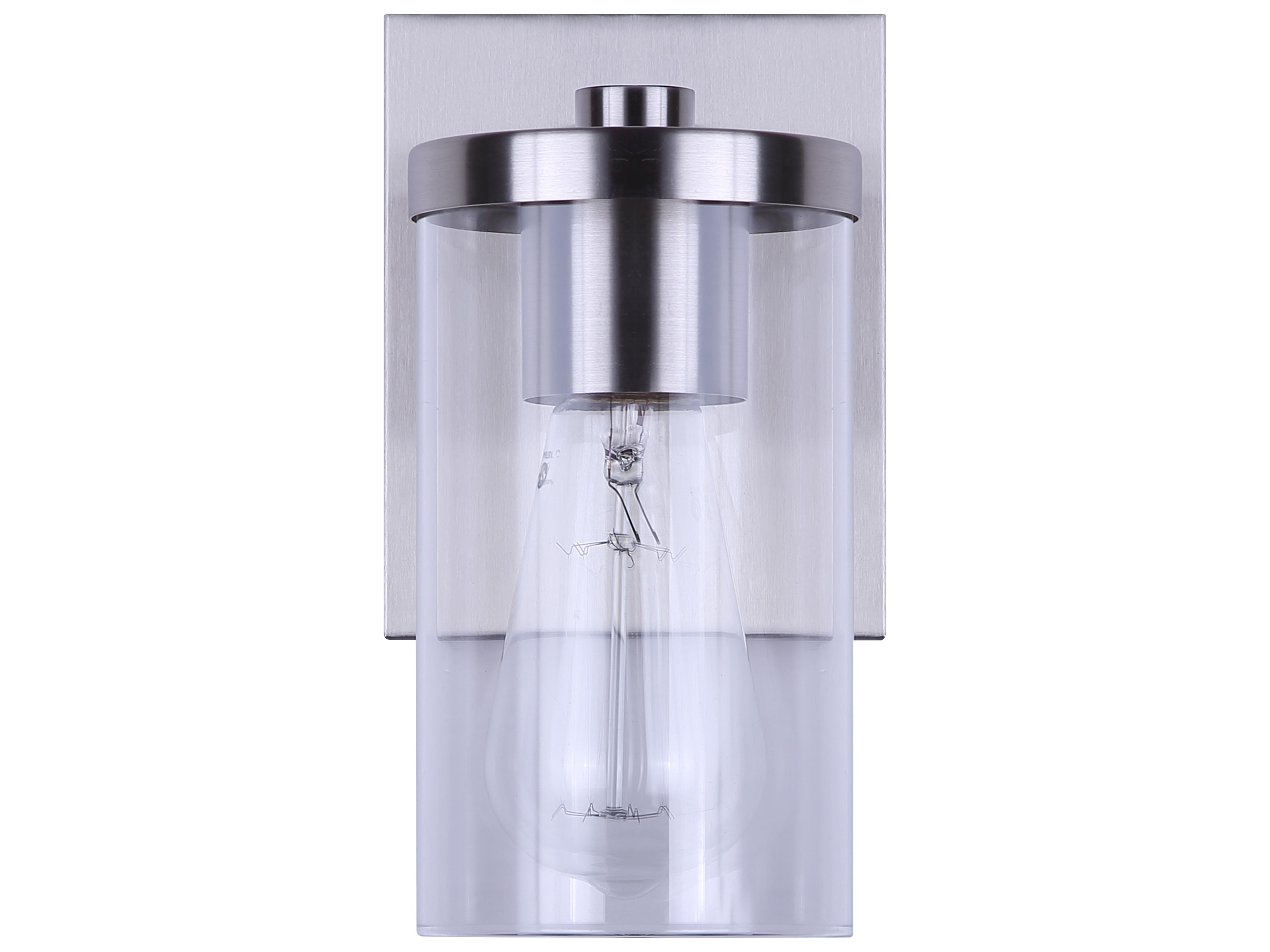 Canarm Britton 1 -light Nickel Vanity Light