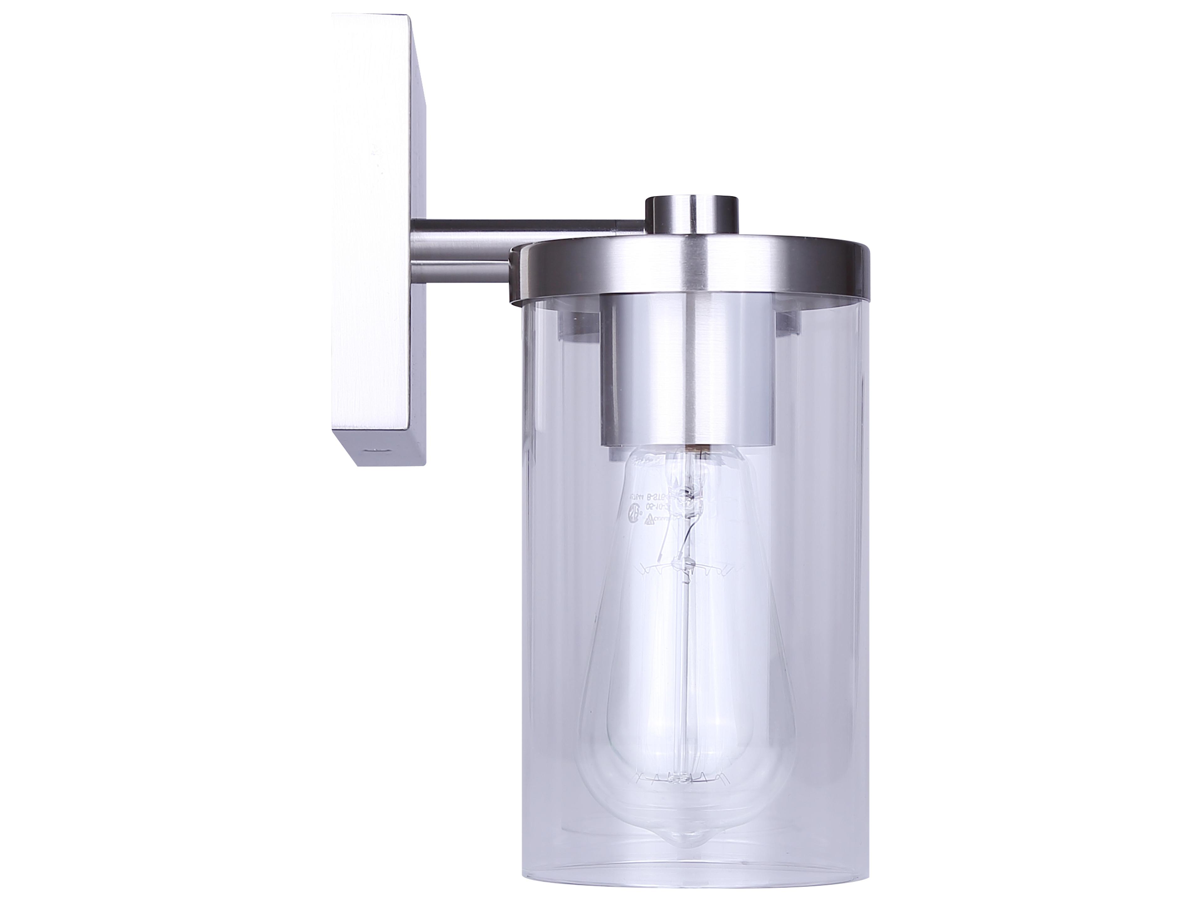 Canarm Britton 2 -light Nickel Vanity Light