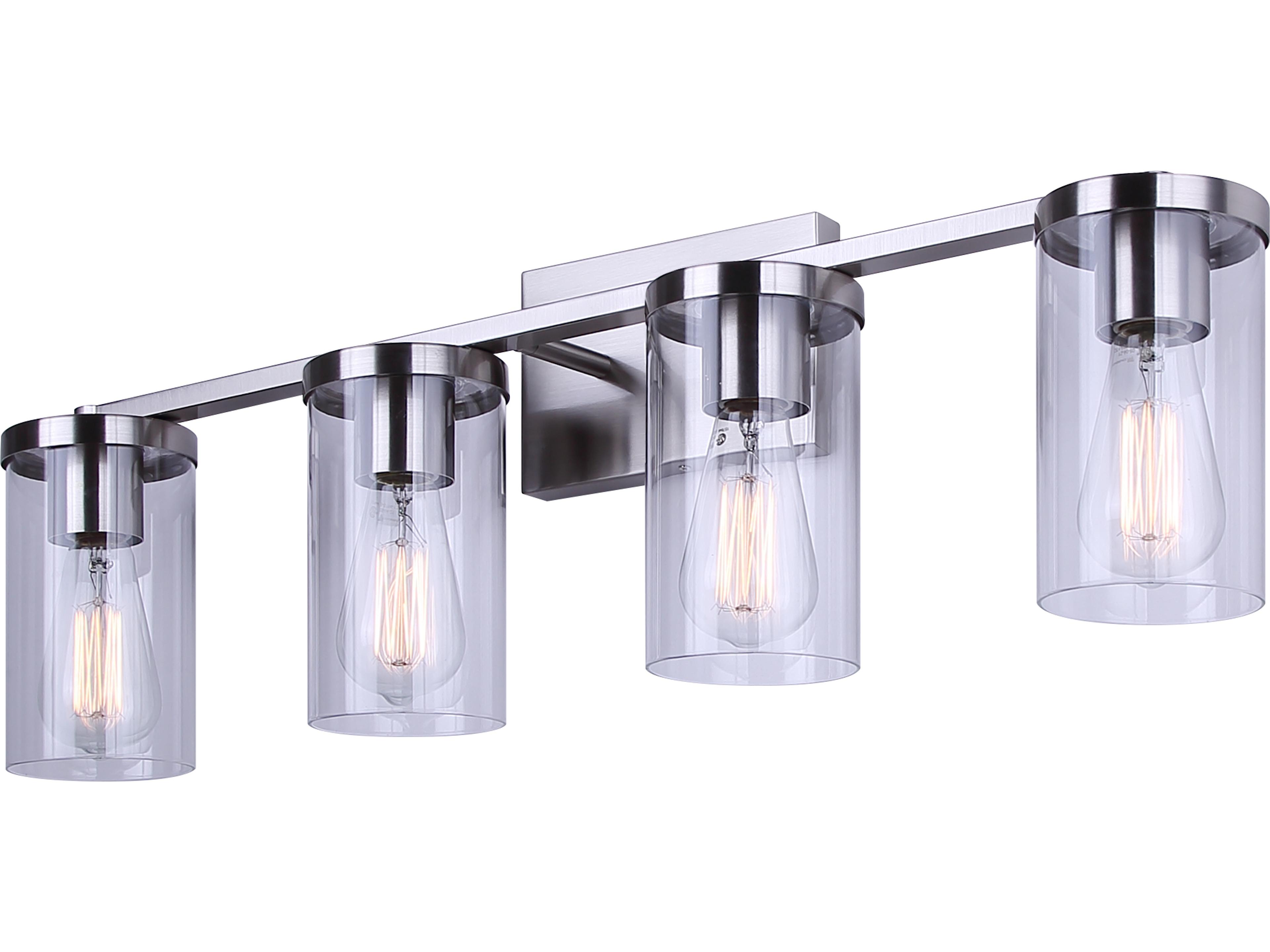 Britton 4 -light Nickel Vanity Light