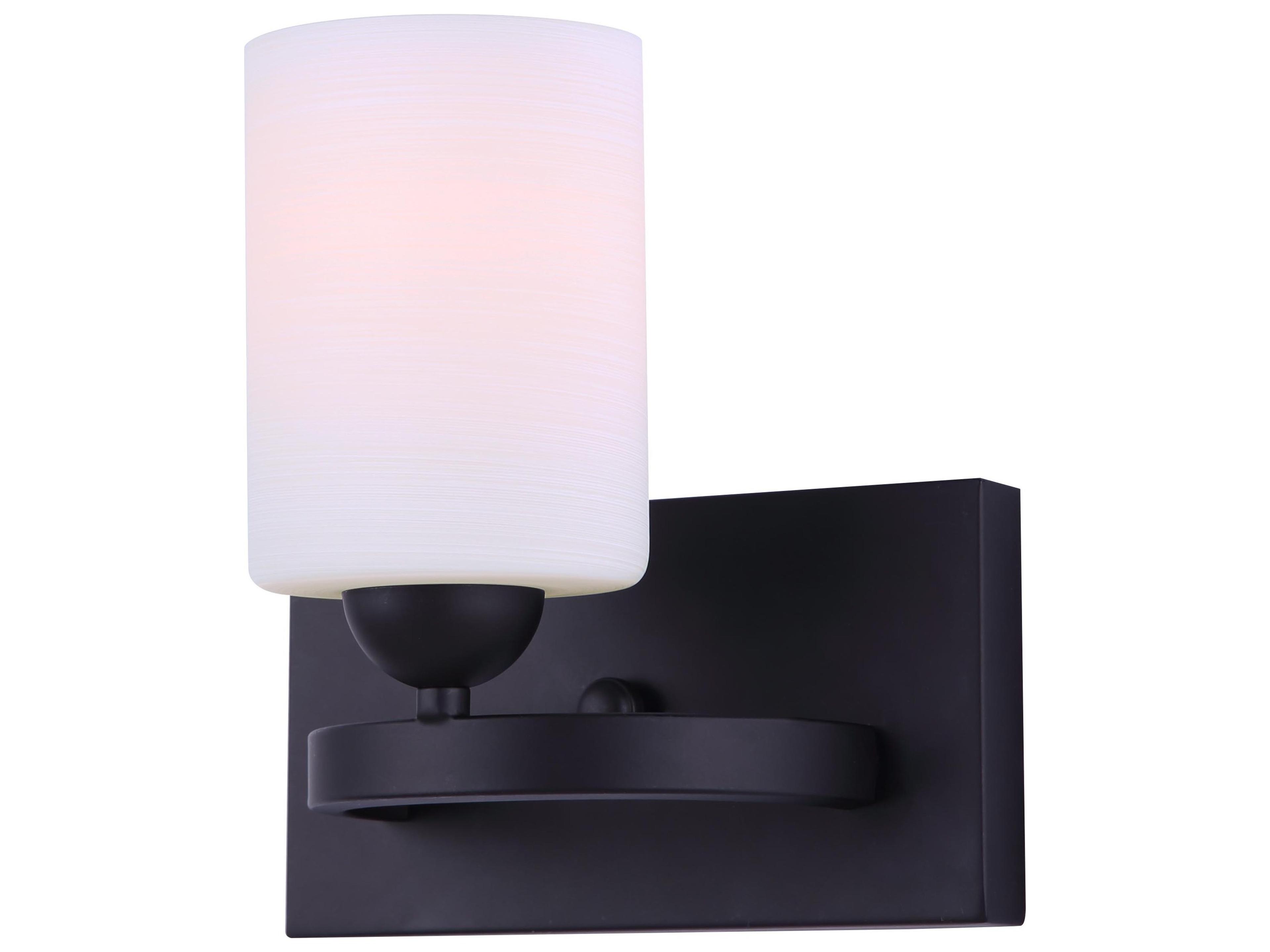 Canarm Hampton 1 -light Black Vanity Light