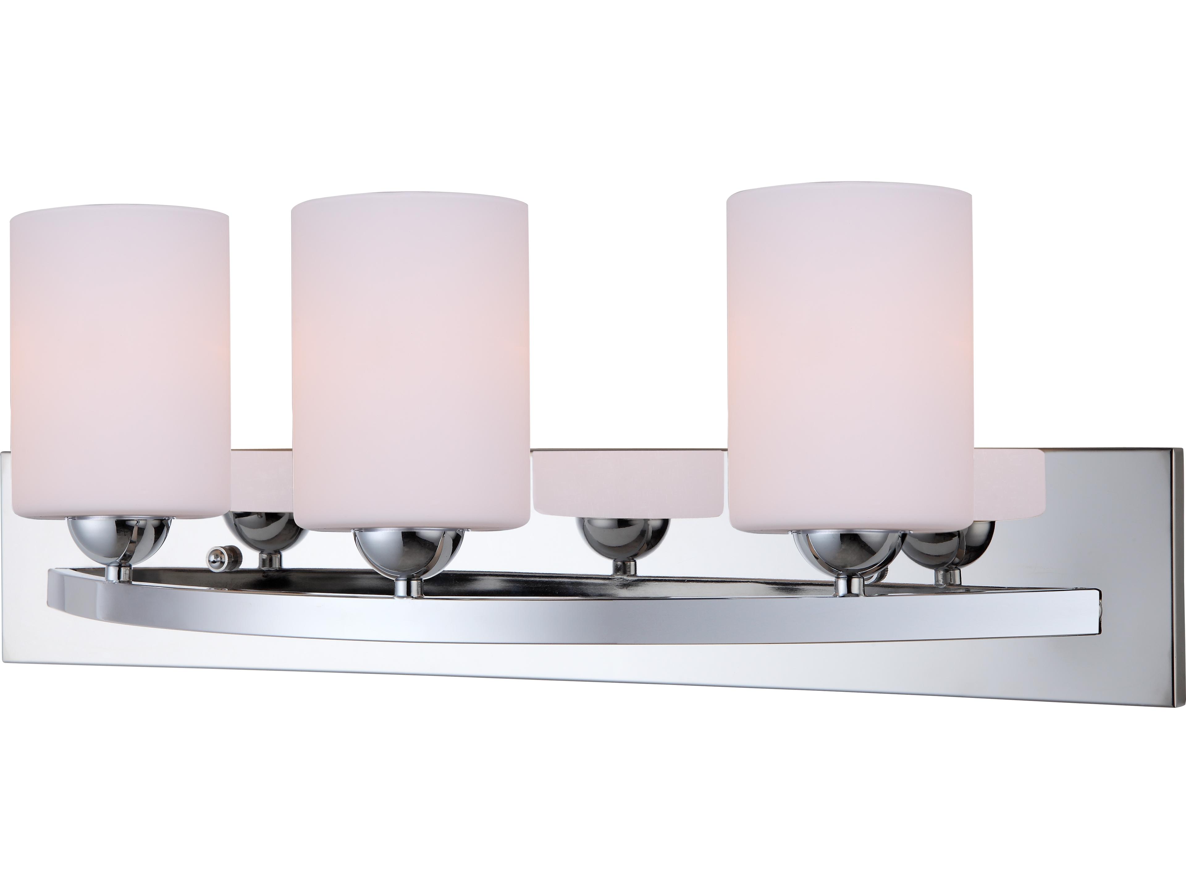 Hampton 3 -light Chrome Vanity Light