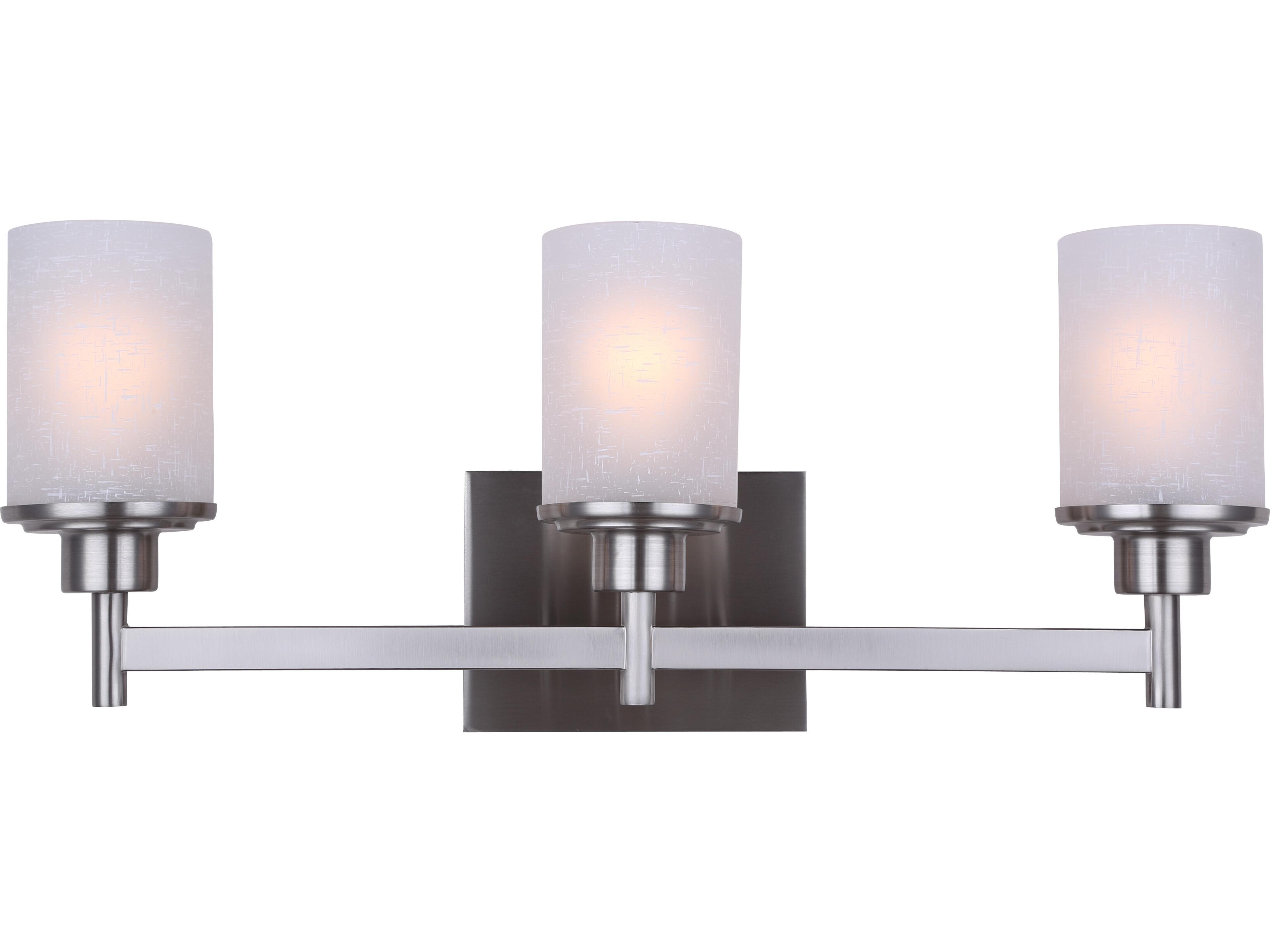 Canarm Lyndi 3 -light Nickel Vanity Light