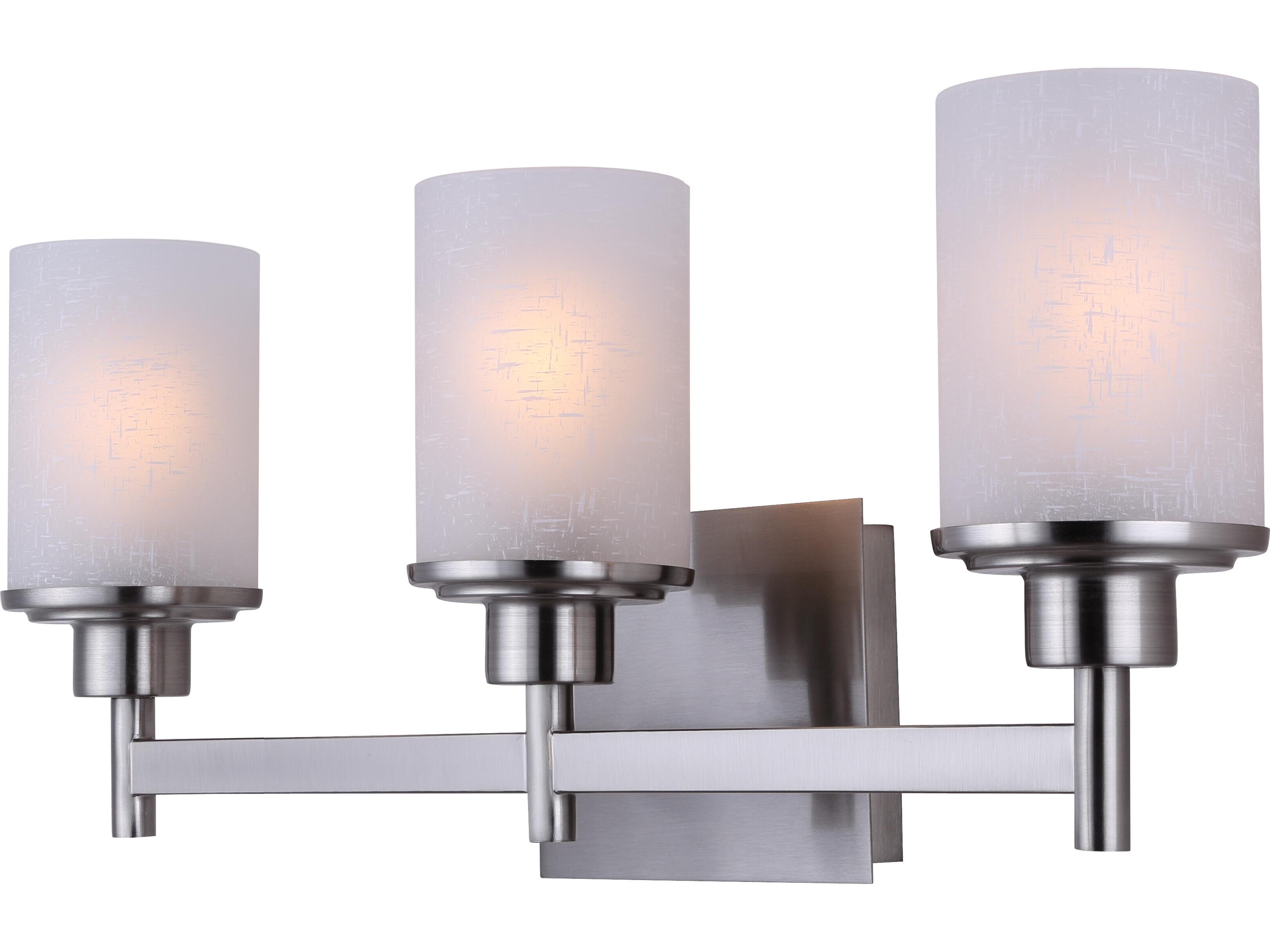 Canarm Lyndi 3 -light Nickel Vanity Light