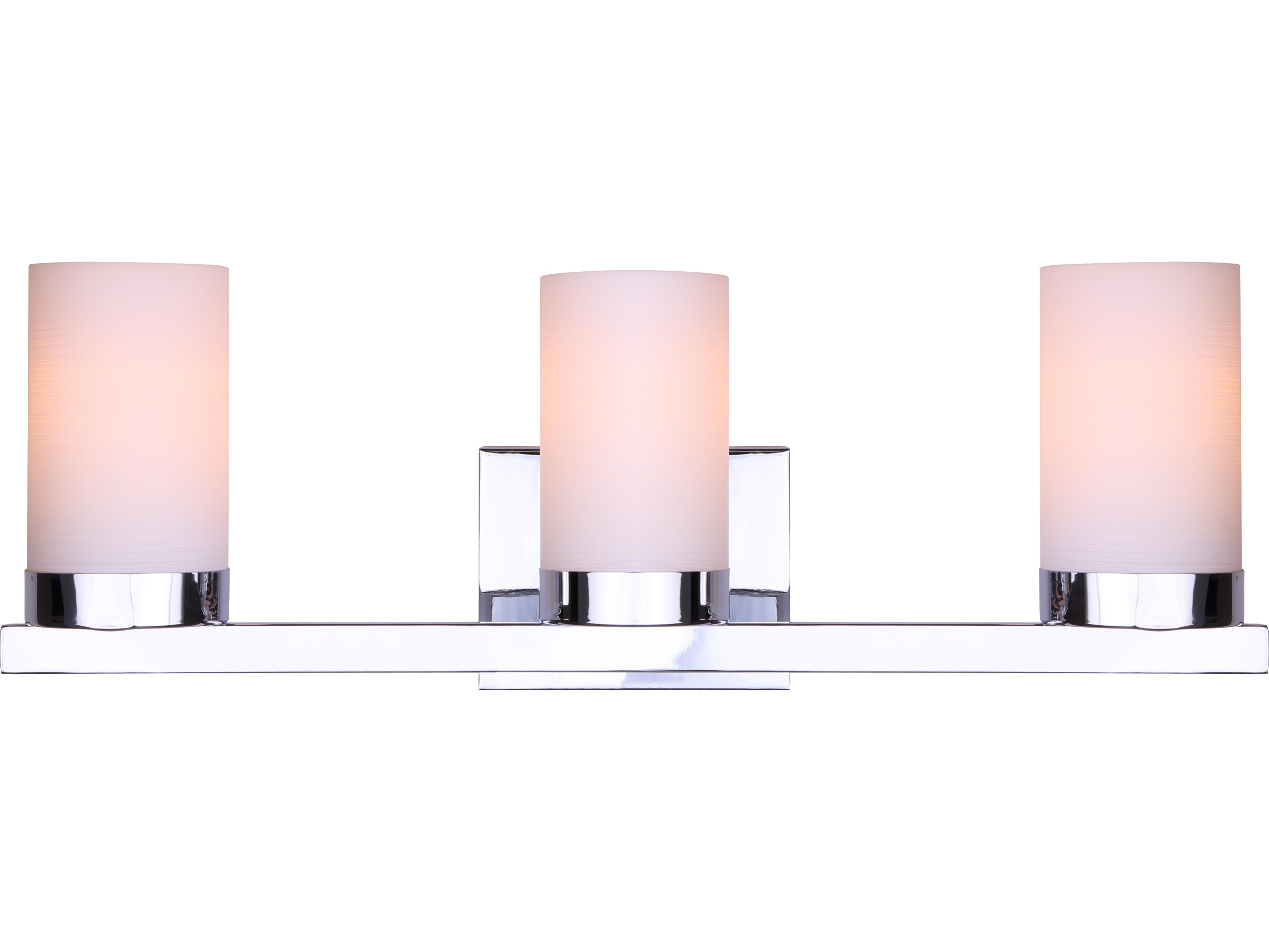 Milo 3 -light Chrome Vanity Light