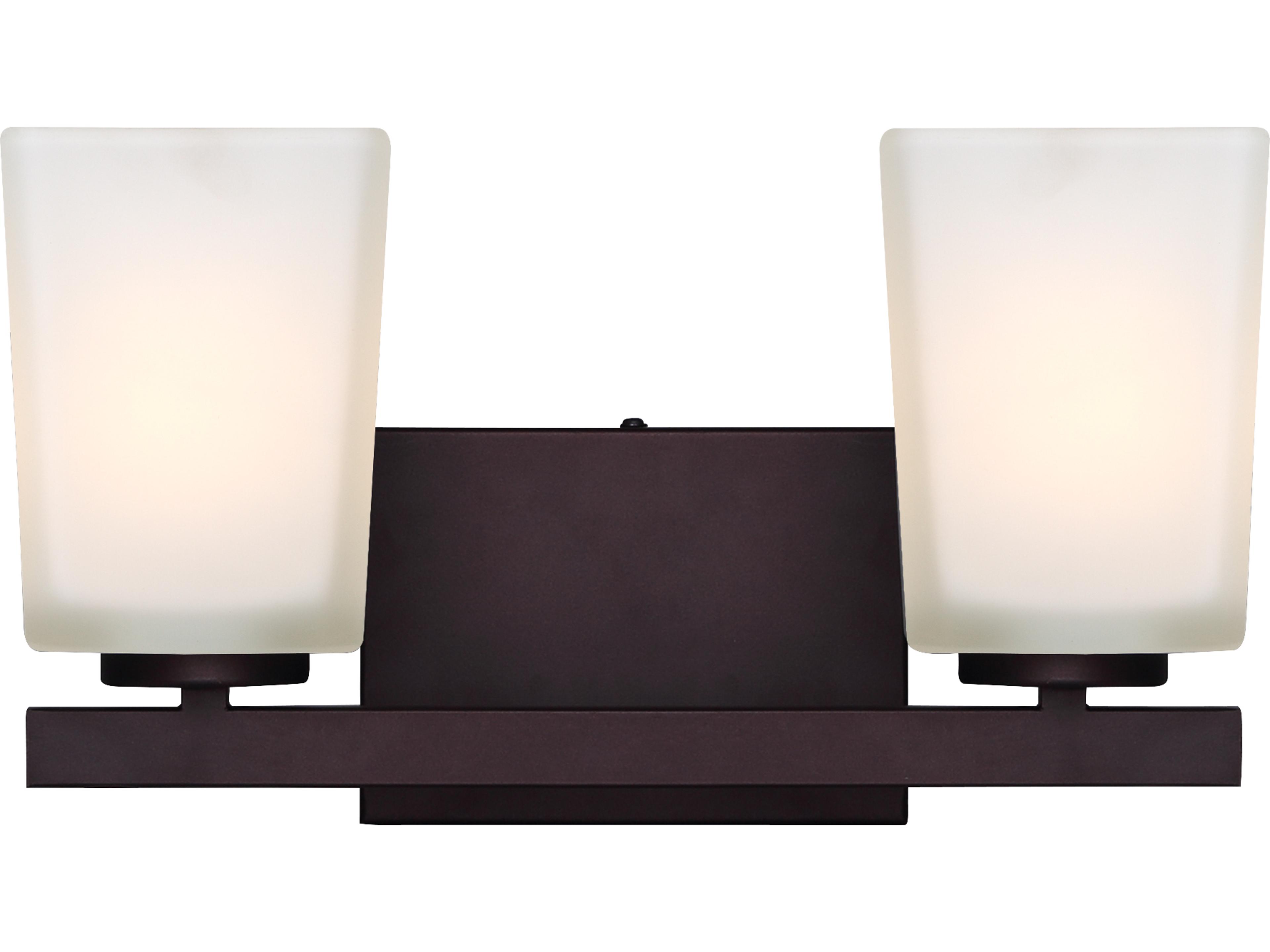 Hartley 2 -light Bronze Vanity Light