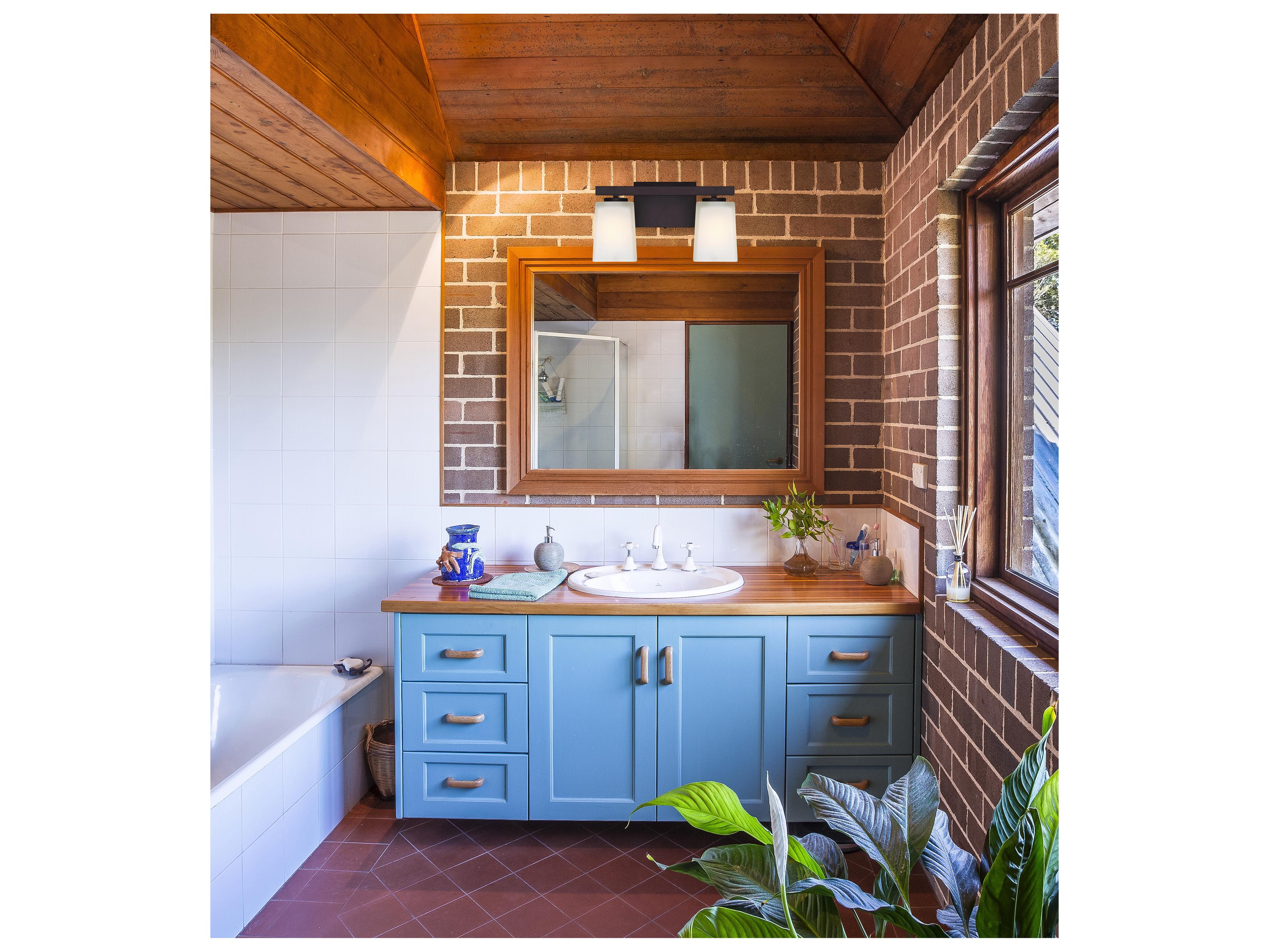 Canarm Hartley 2 -light Bronze Vanity Light