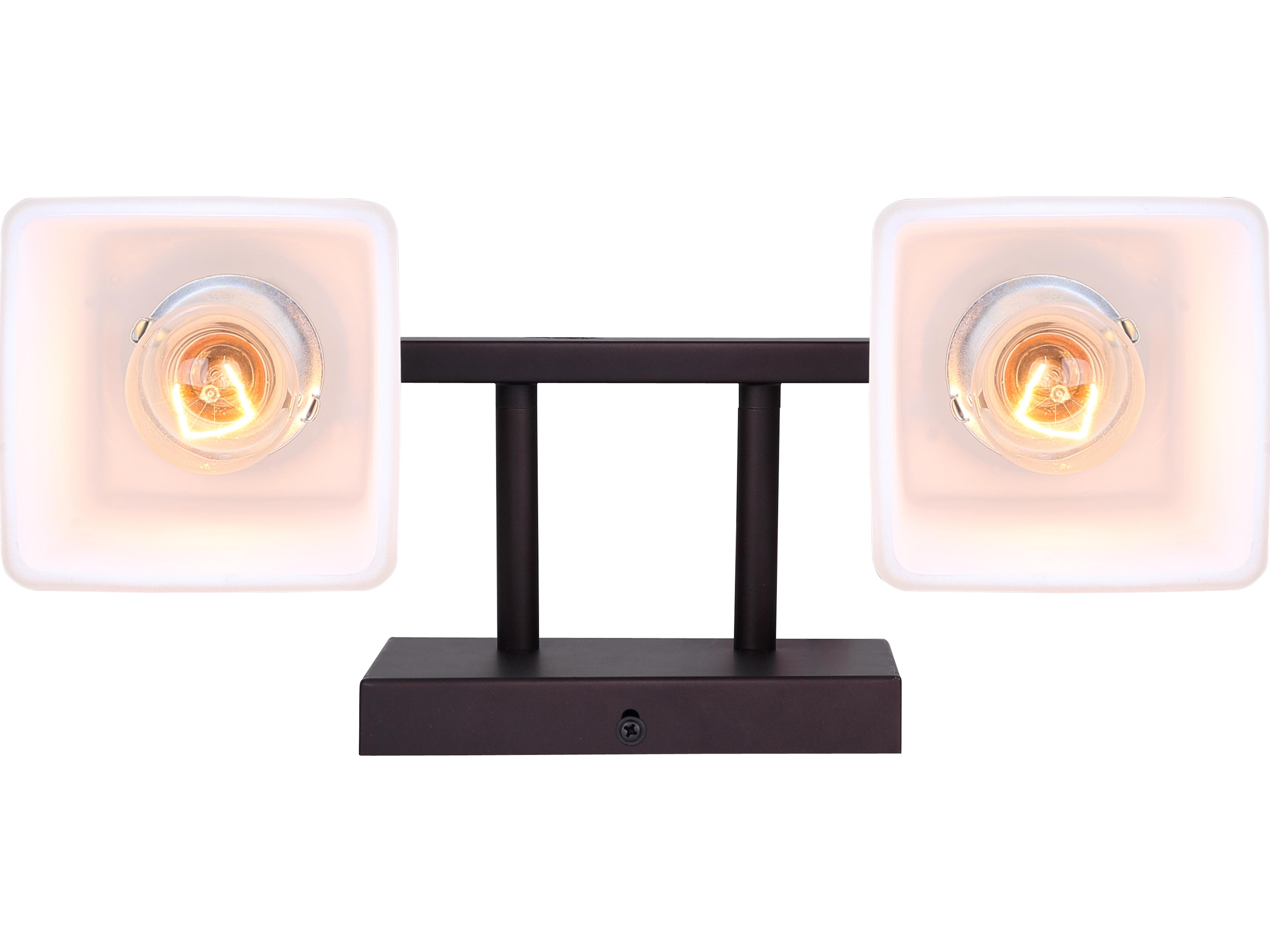 Canarm Hartley 2 -light Bronze Vanity Light