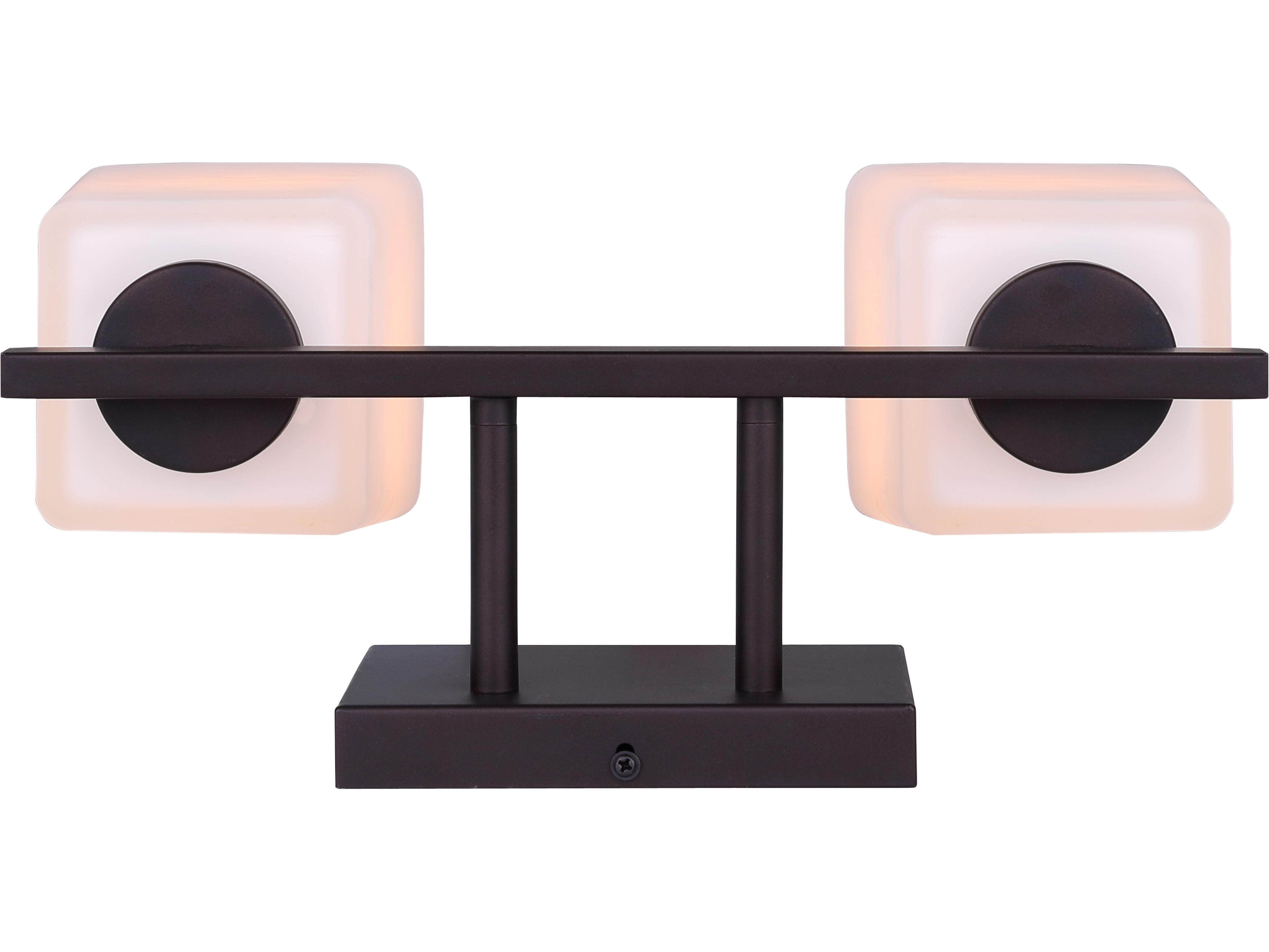 Canarm Hartley 2 -light Bronze Vanity Light