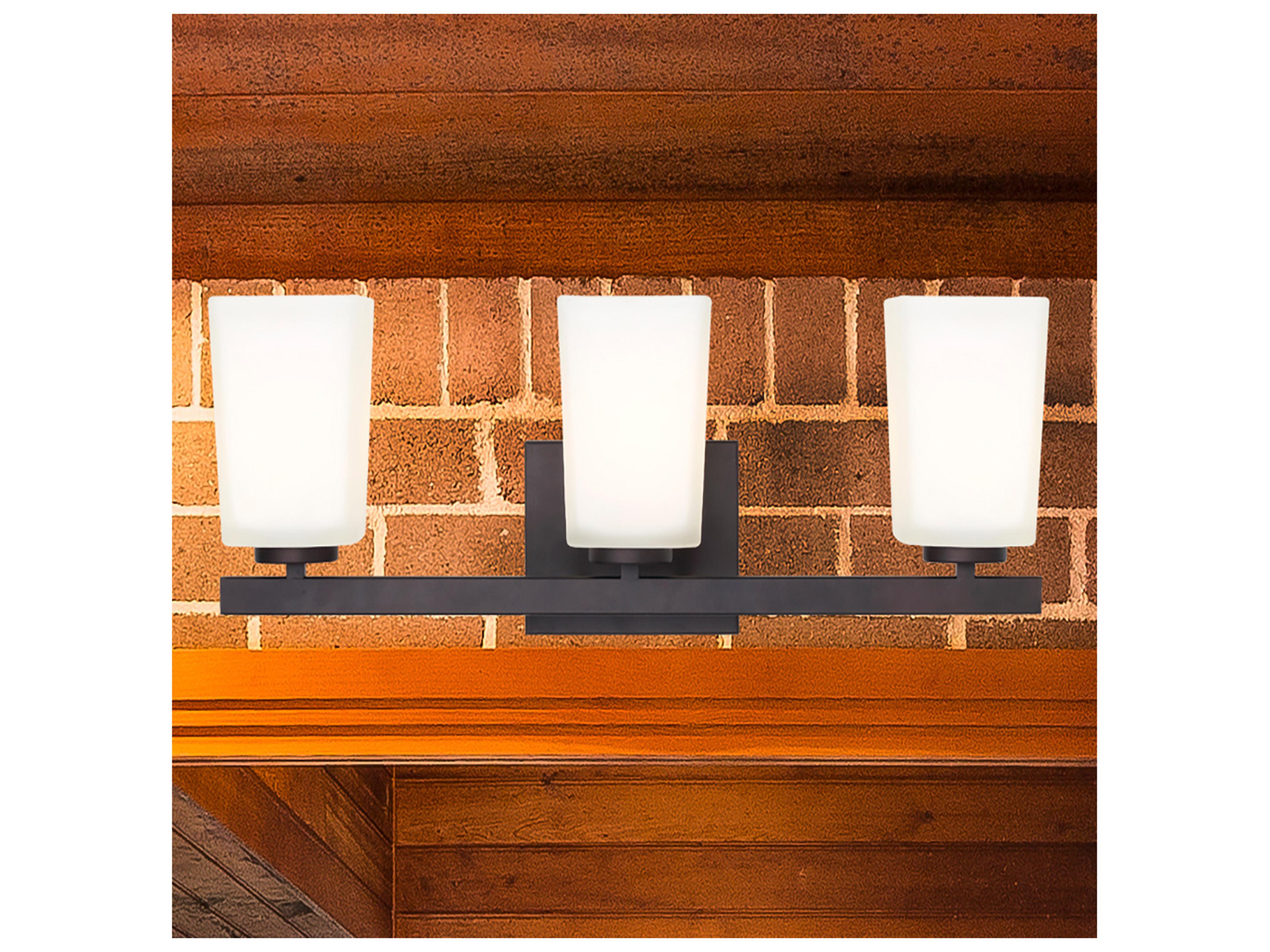 Canarm Hartley 3 -light Bronze Vanity Light