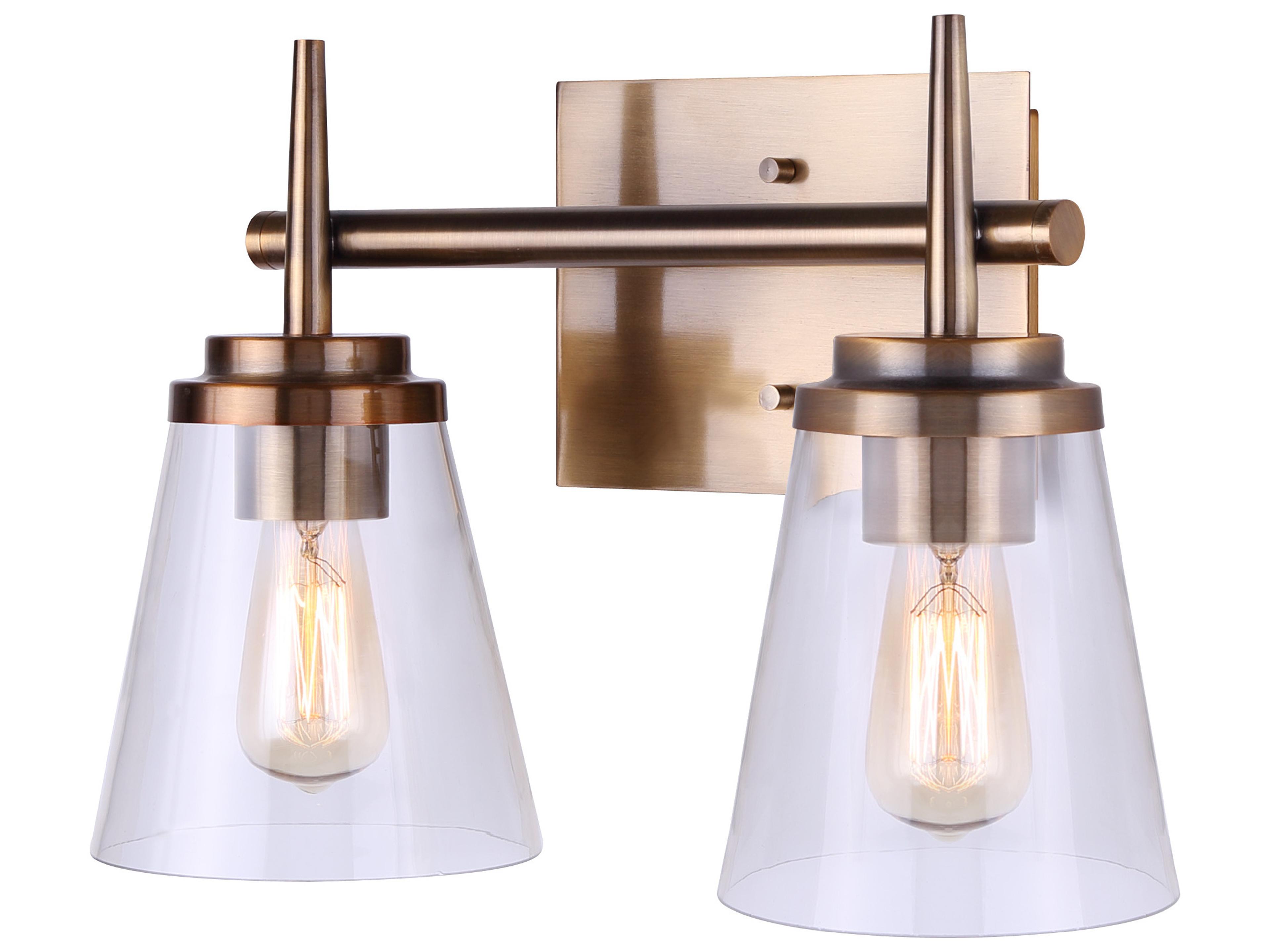 Perla 2 -light Gold Vanity Light