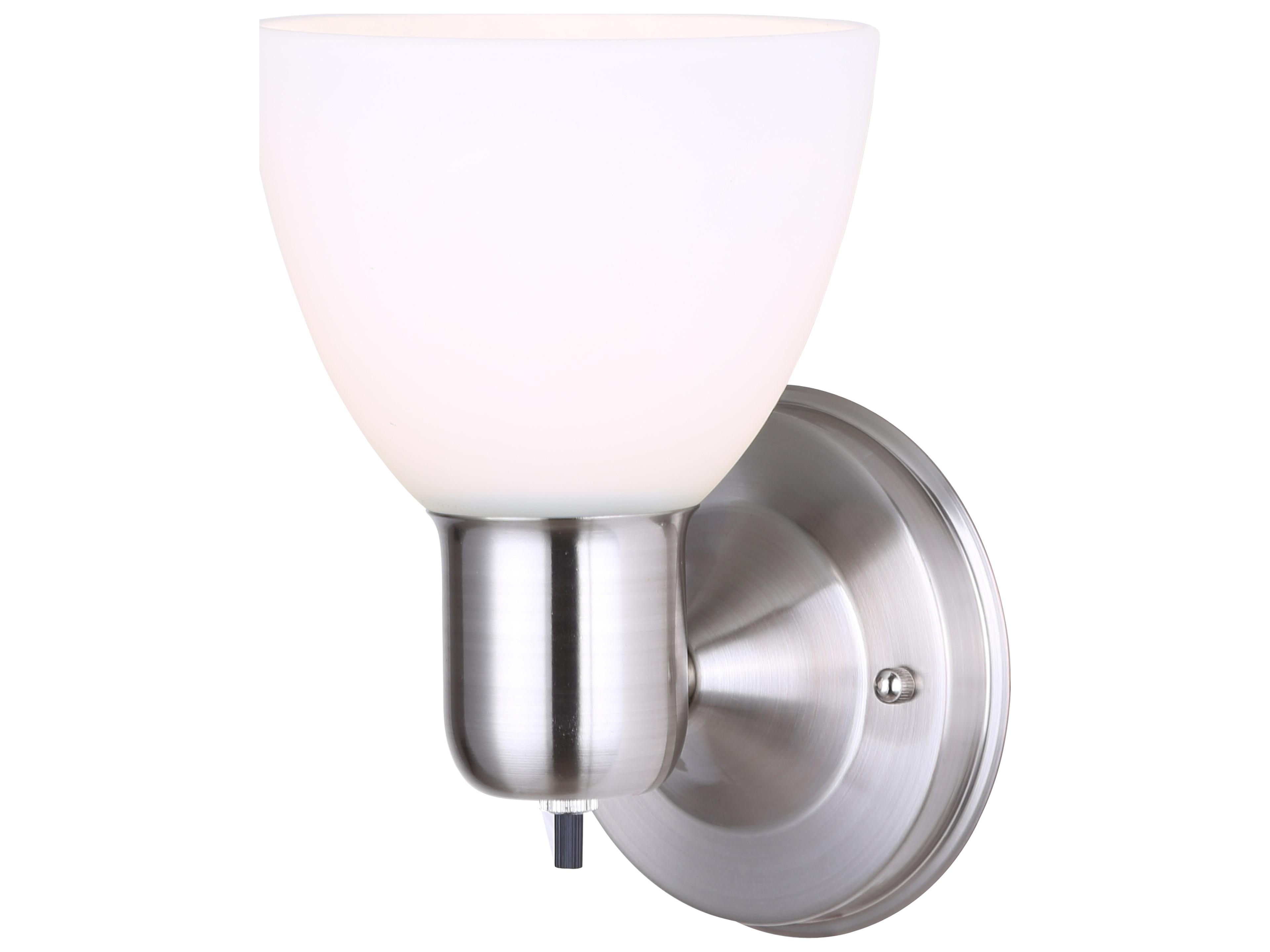 Wall 1 -light Nickel Sconce
