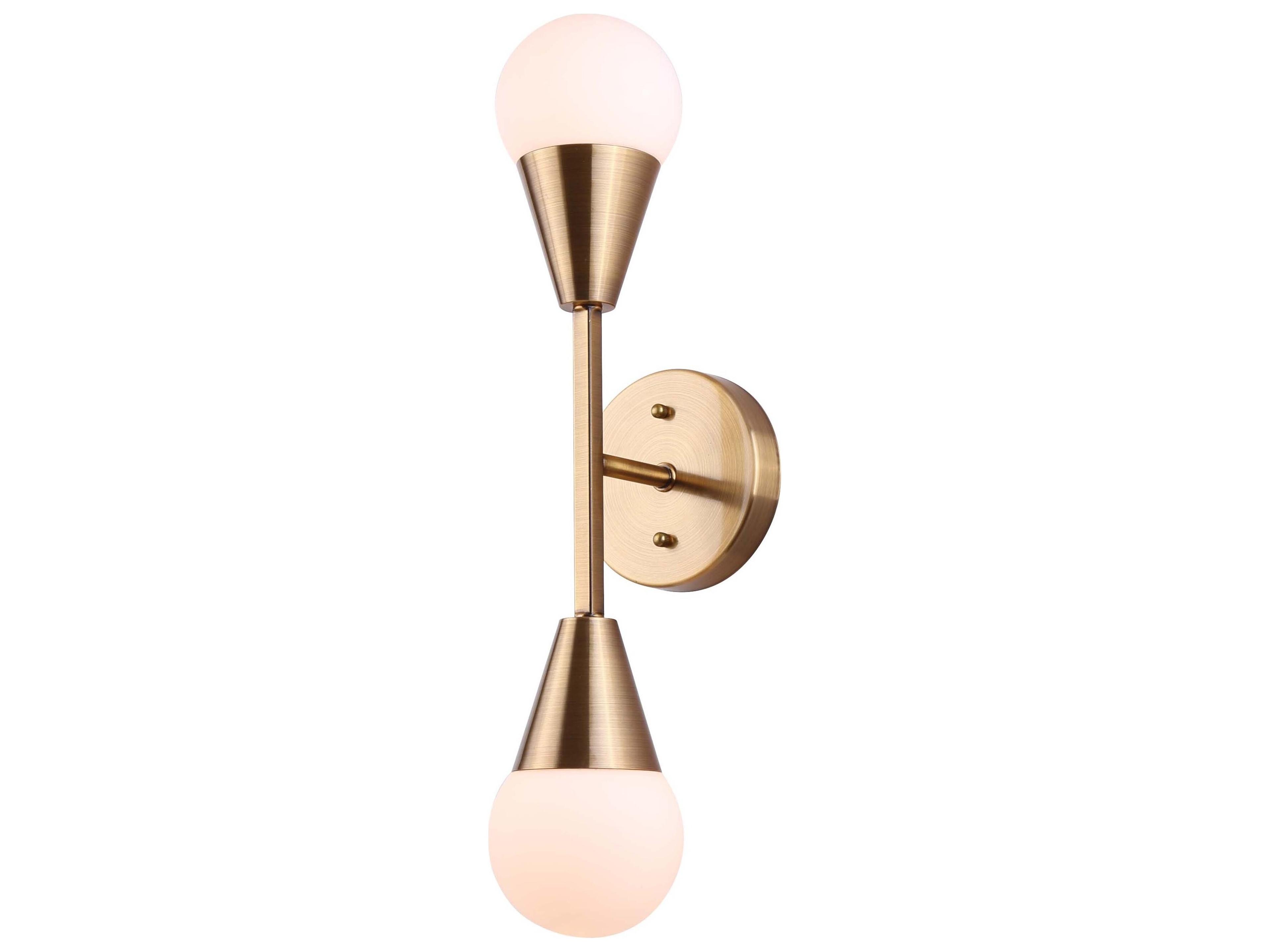 Arlowe 2 -light Gold Wall Sconce