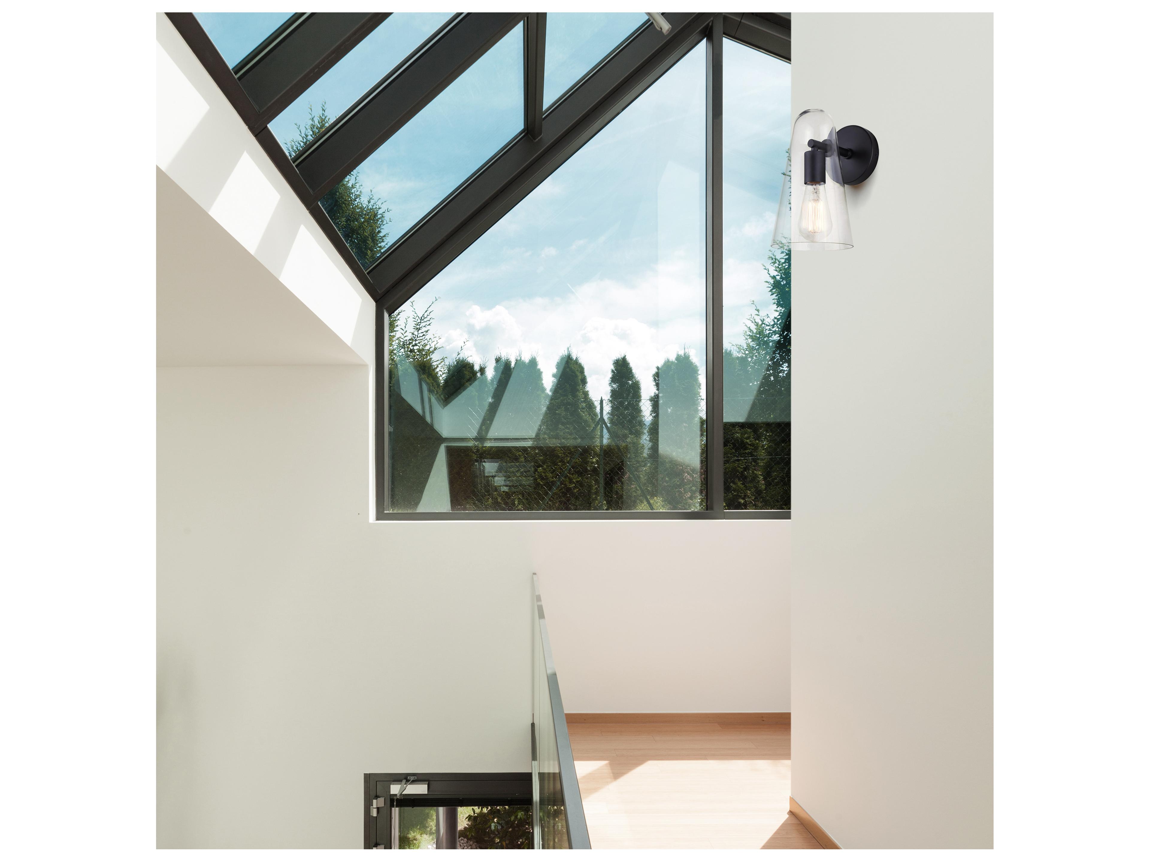 Canarm Luisa 1 -light Black Wall Sconce