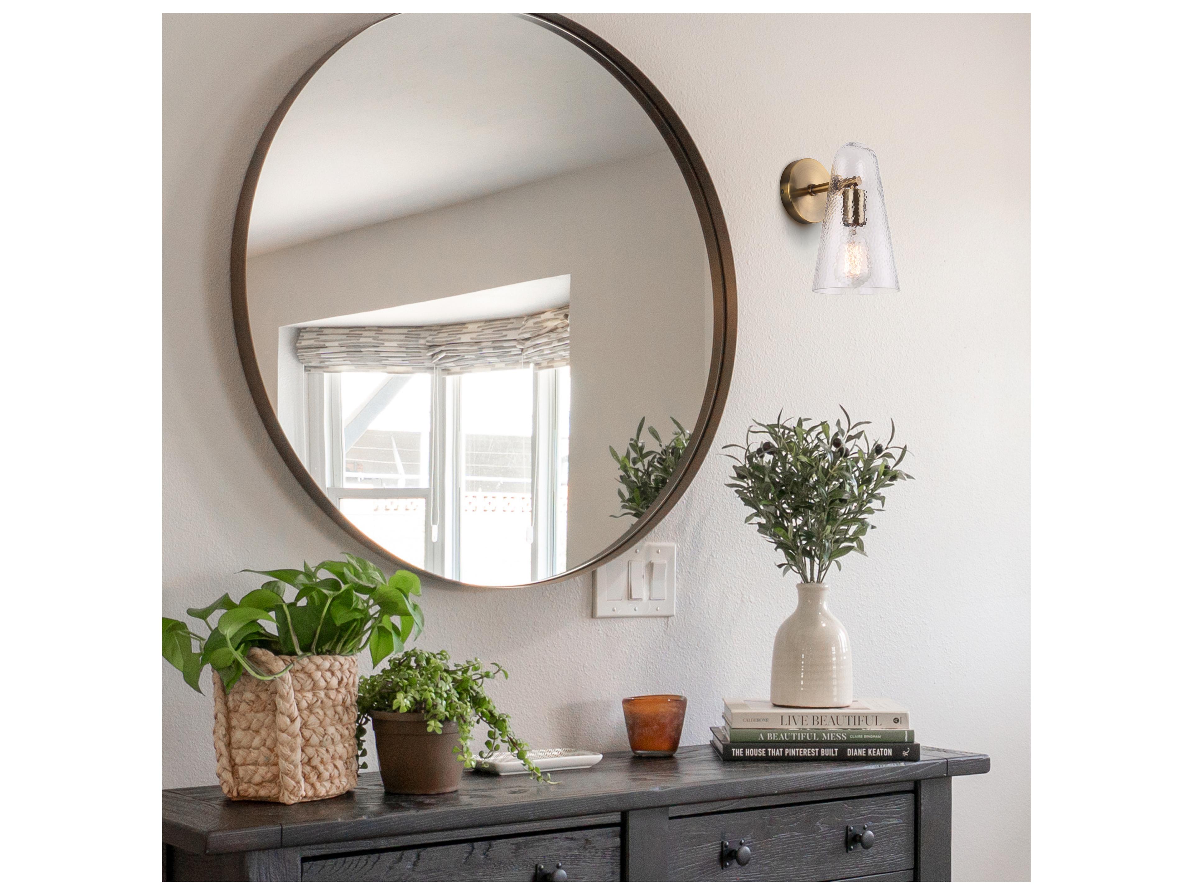 Canarm Luisa 1 -light Gold Wall Sconce