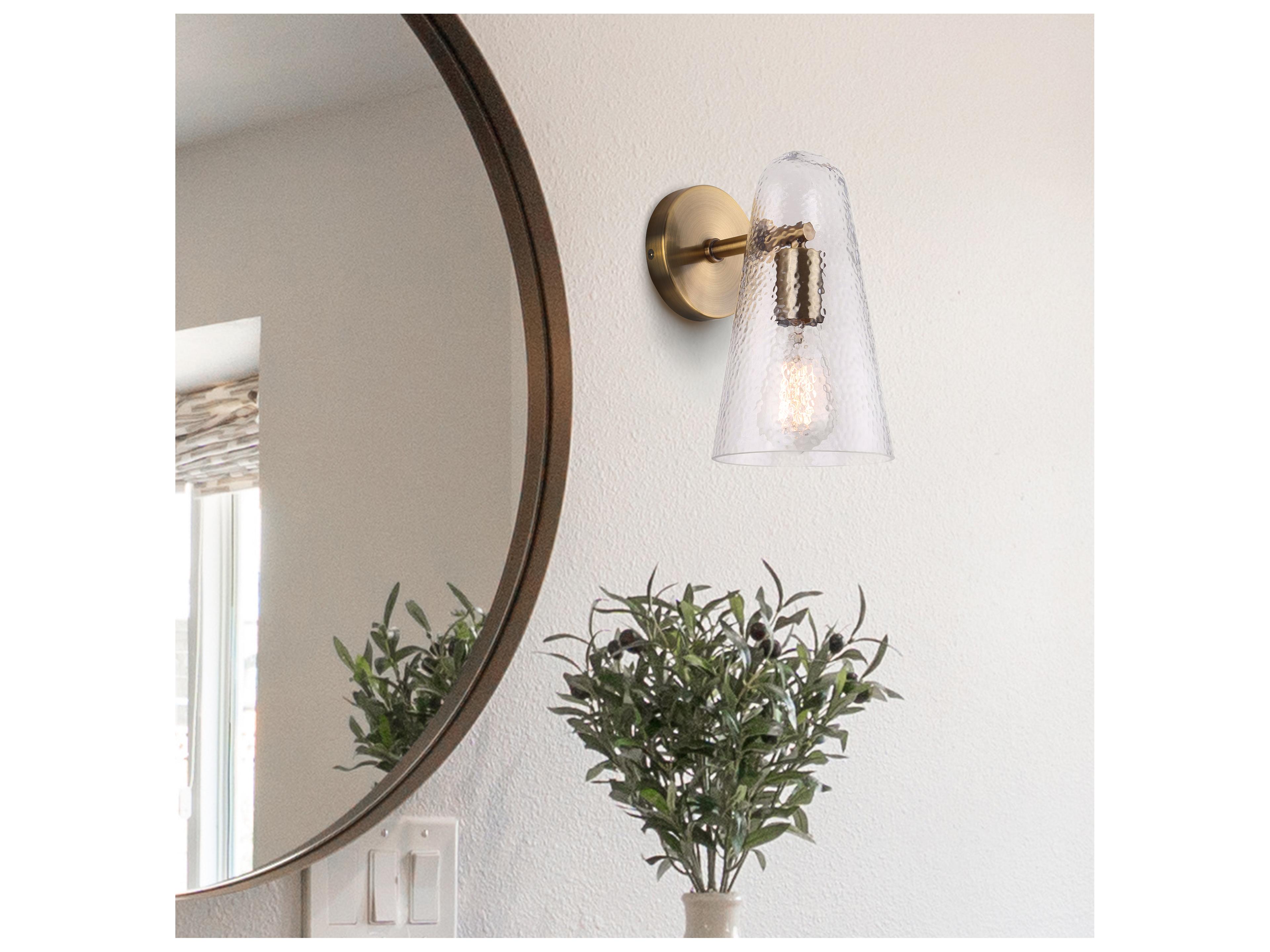 Canarm Luisa 1 -light Gold Wall Sconce