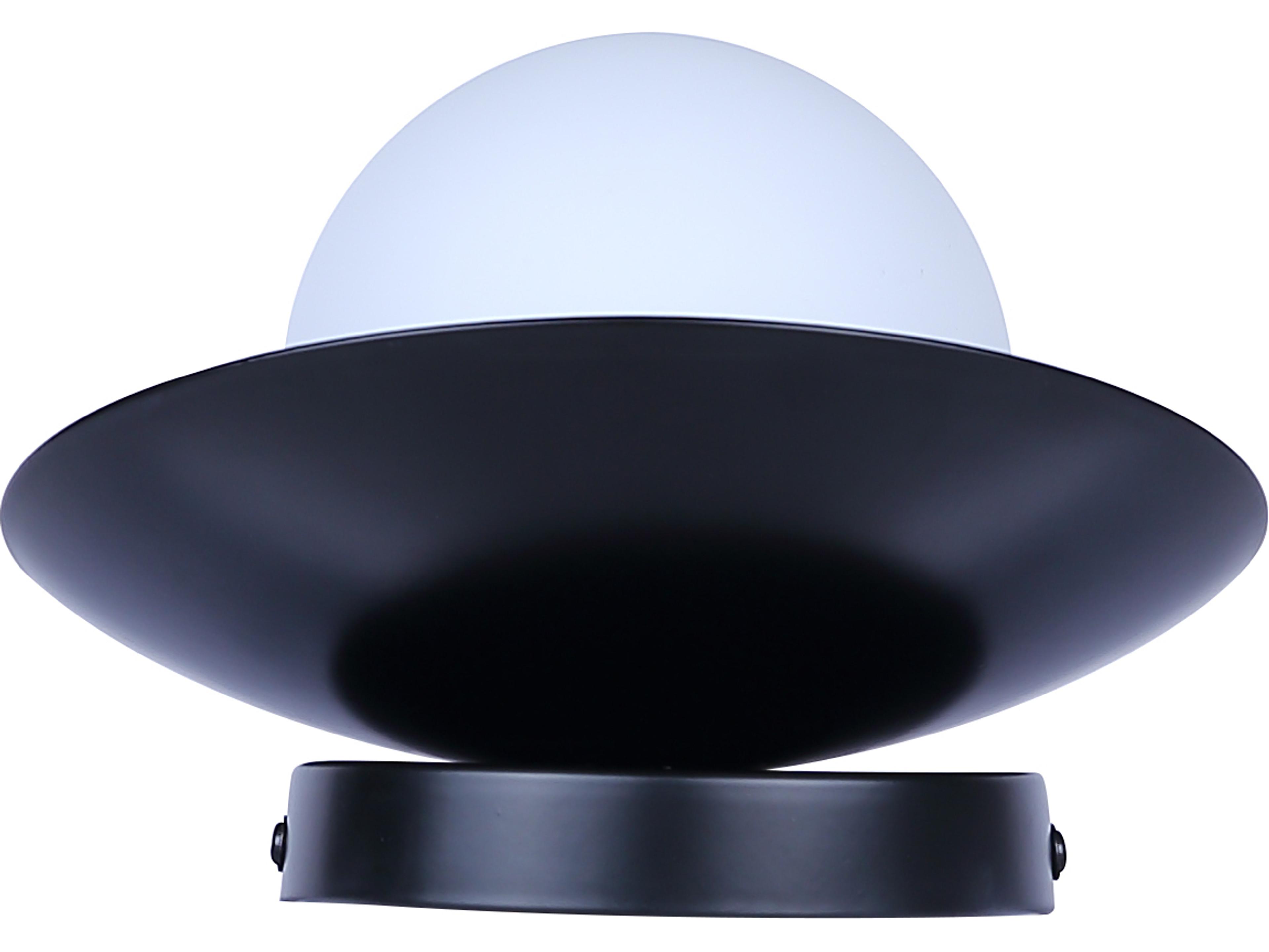 Canarm Mesa 1 -light Black Wall Sconce