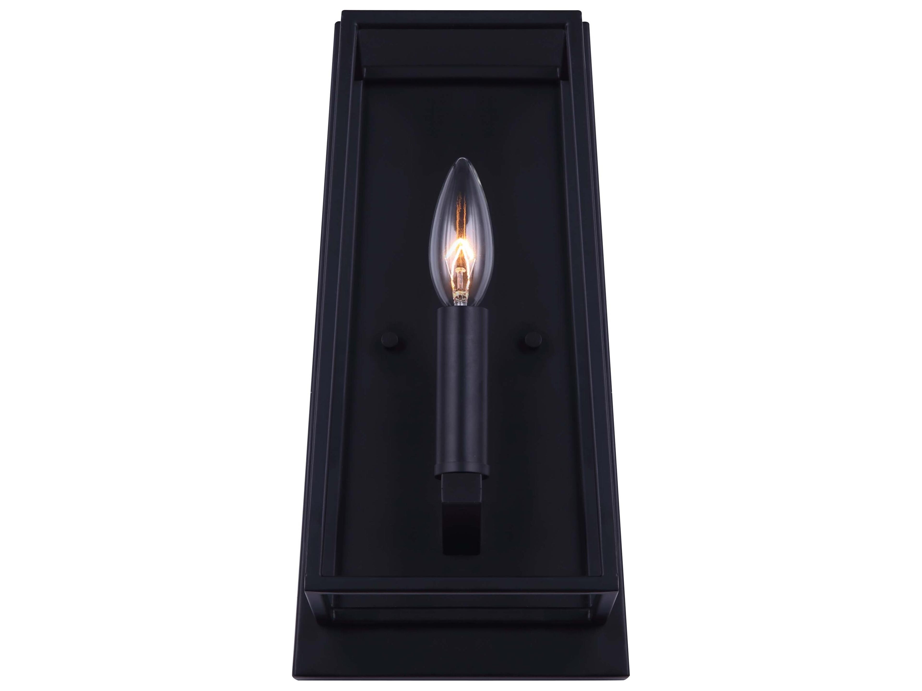 Canarm Wexford 1 -light Black Wall Sconce