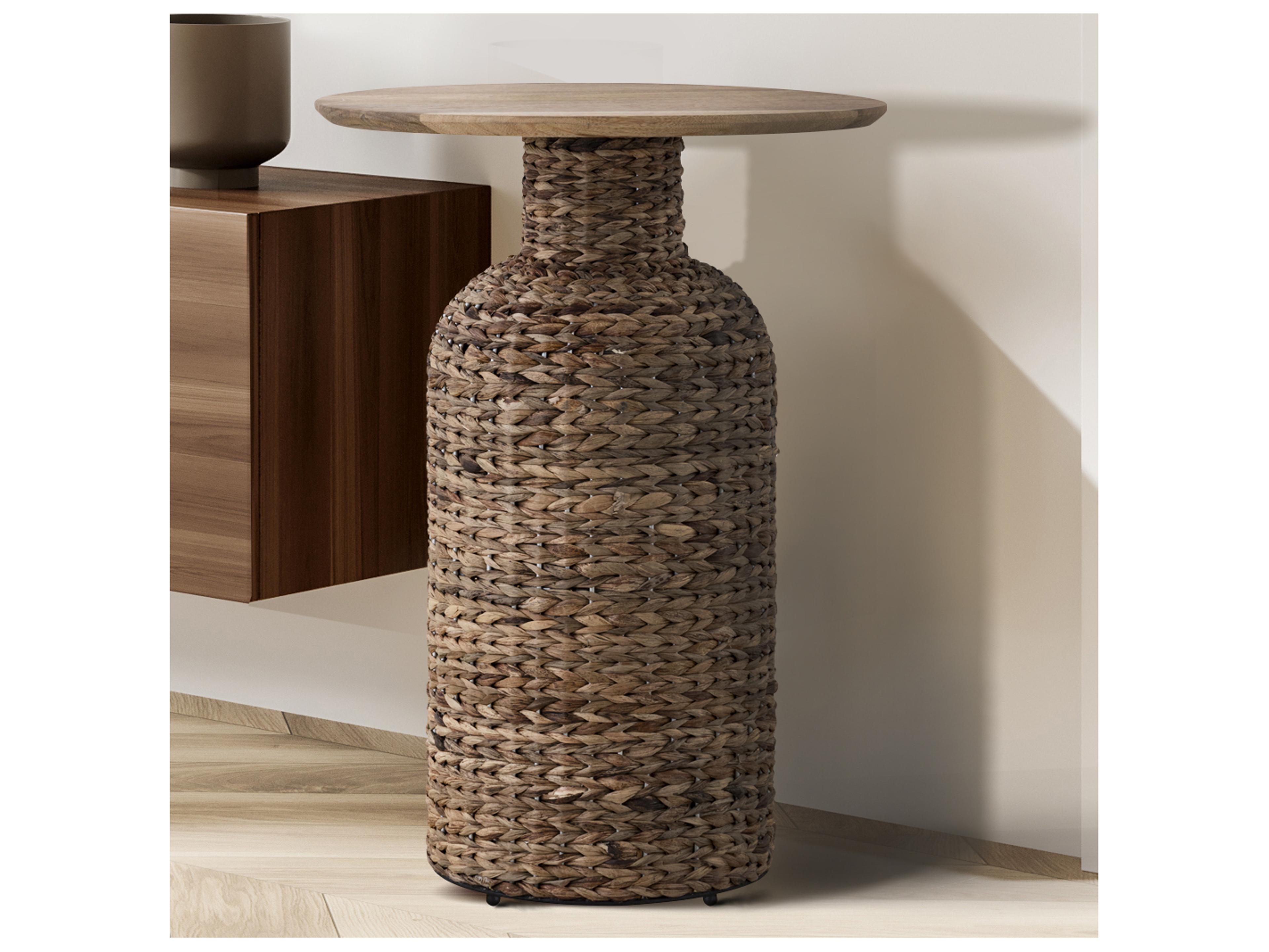 Canarm Round Wood End Table